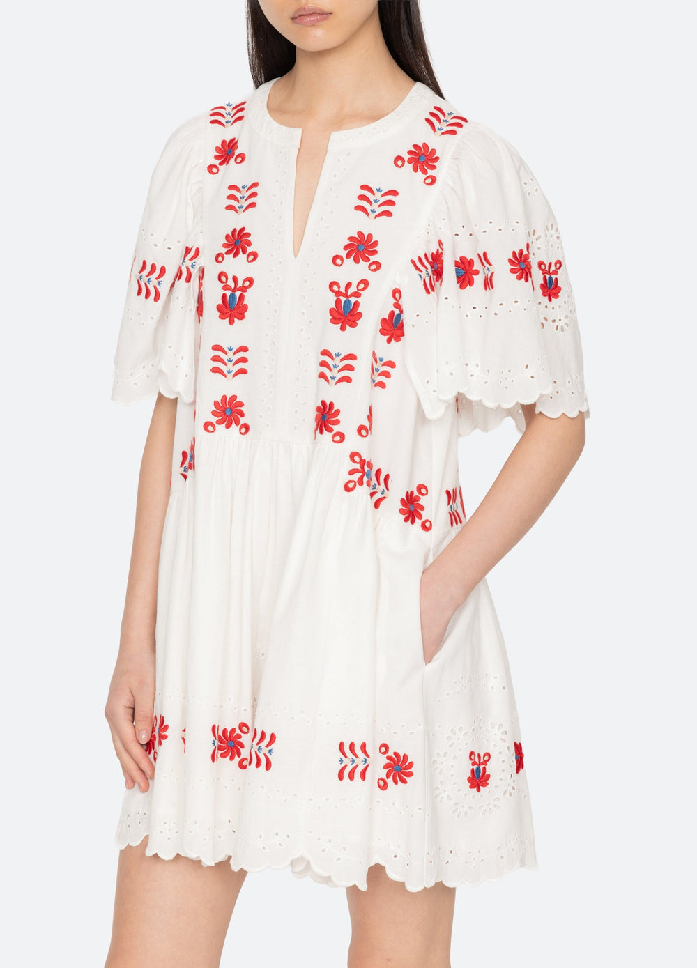 Cream Catharina Mini Dress | Sea New York