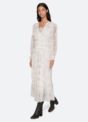 White Holden L/S Dress | Sea New York