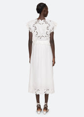 White Eleannora Midi Dress | Sea New York