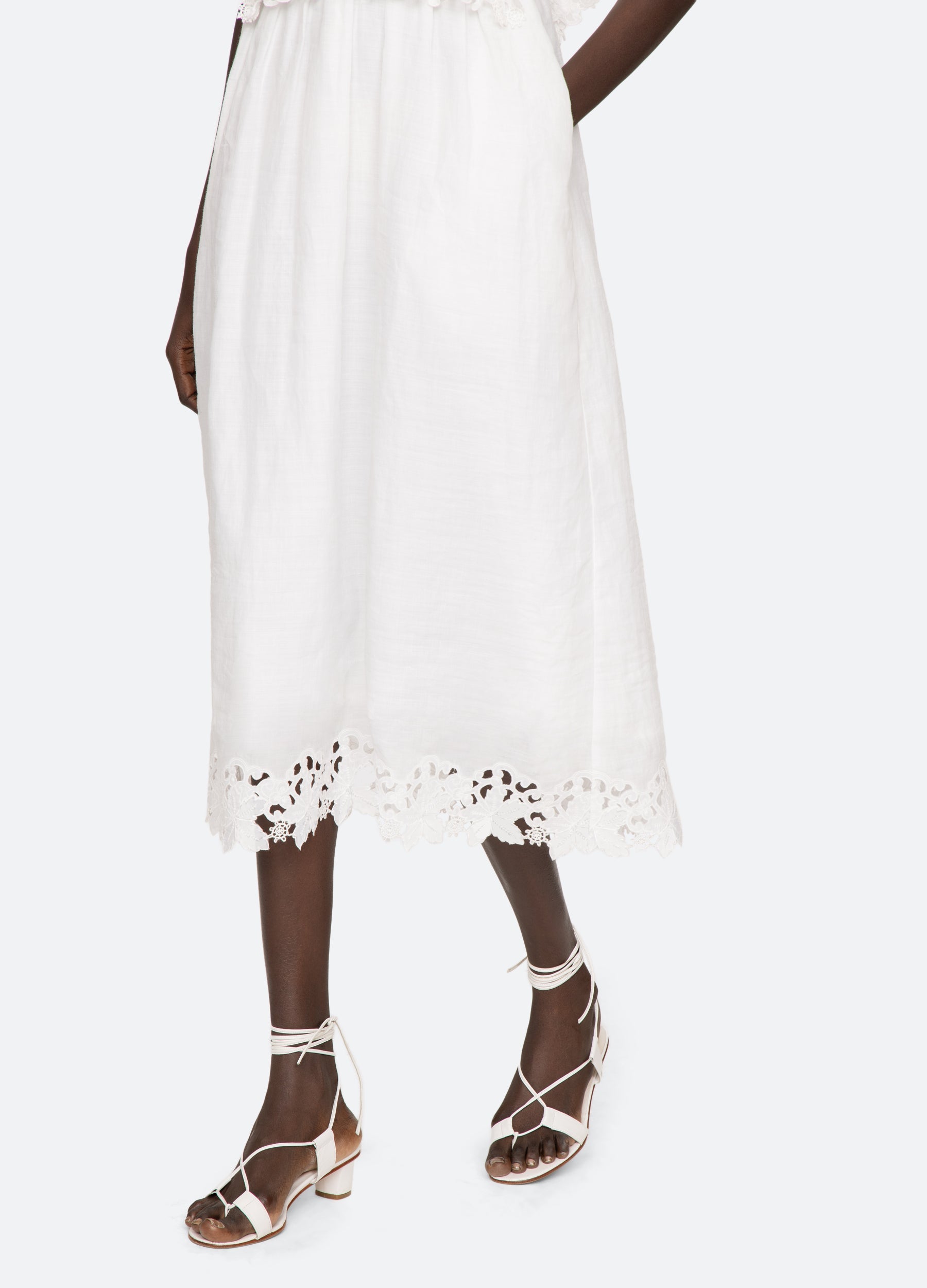 White Eleannora Midi Dress | Sea New York