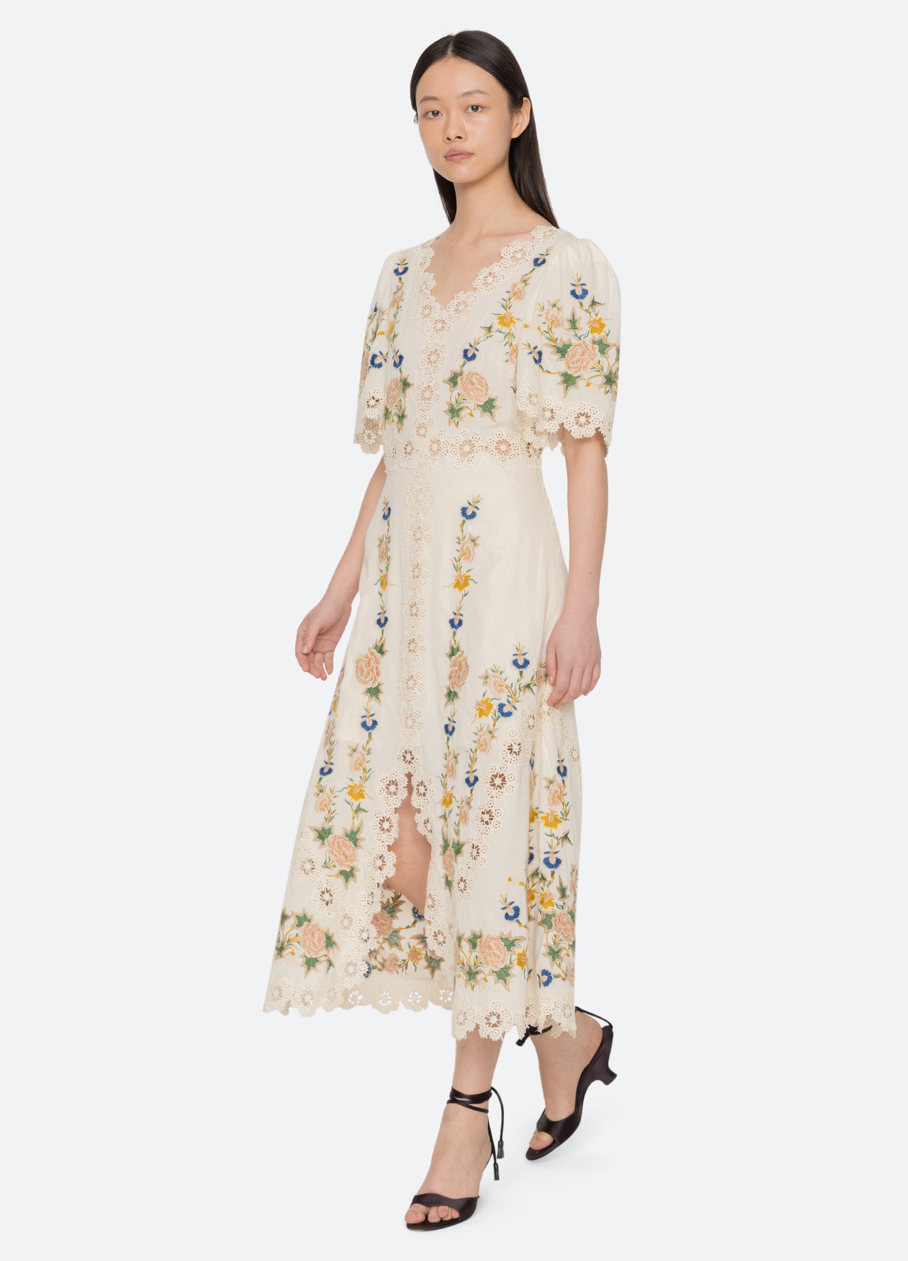 Cream Adonna S/S Dress | Sea New York