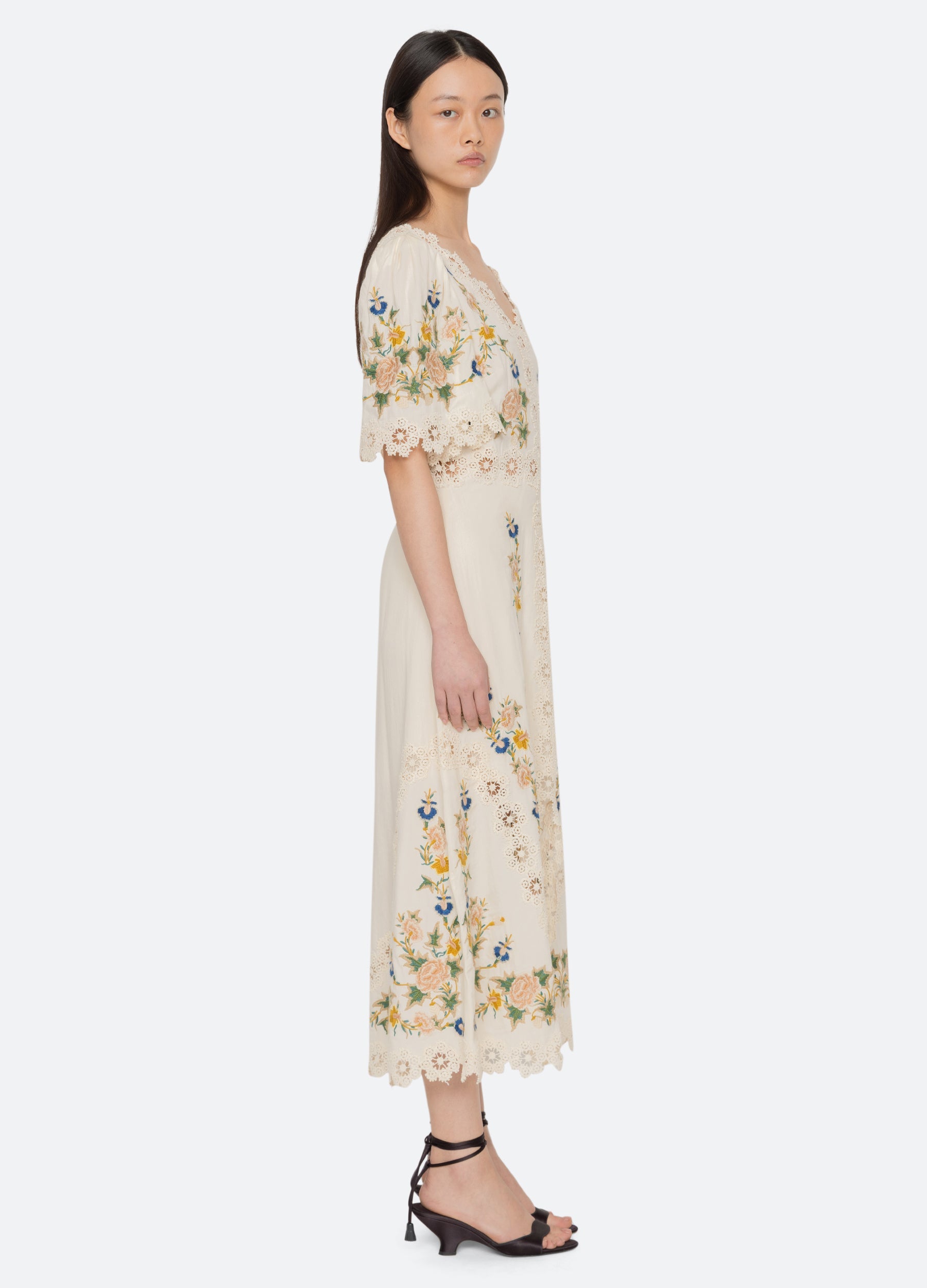 Cream Adonna S/S Dress | Sea New York