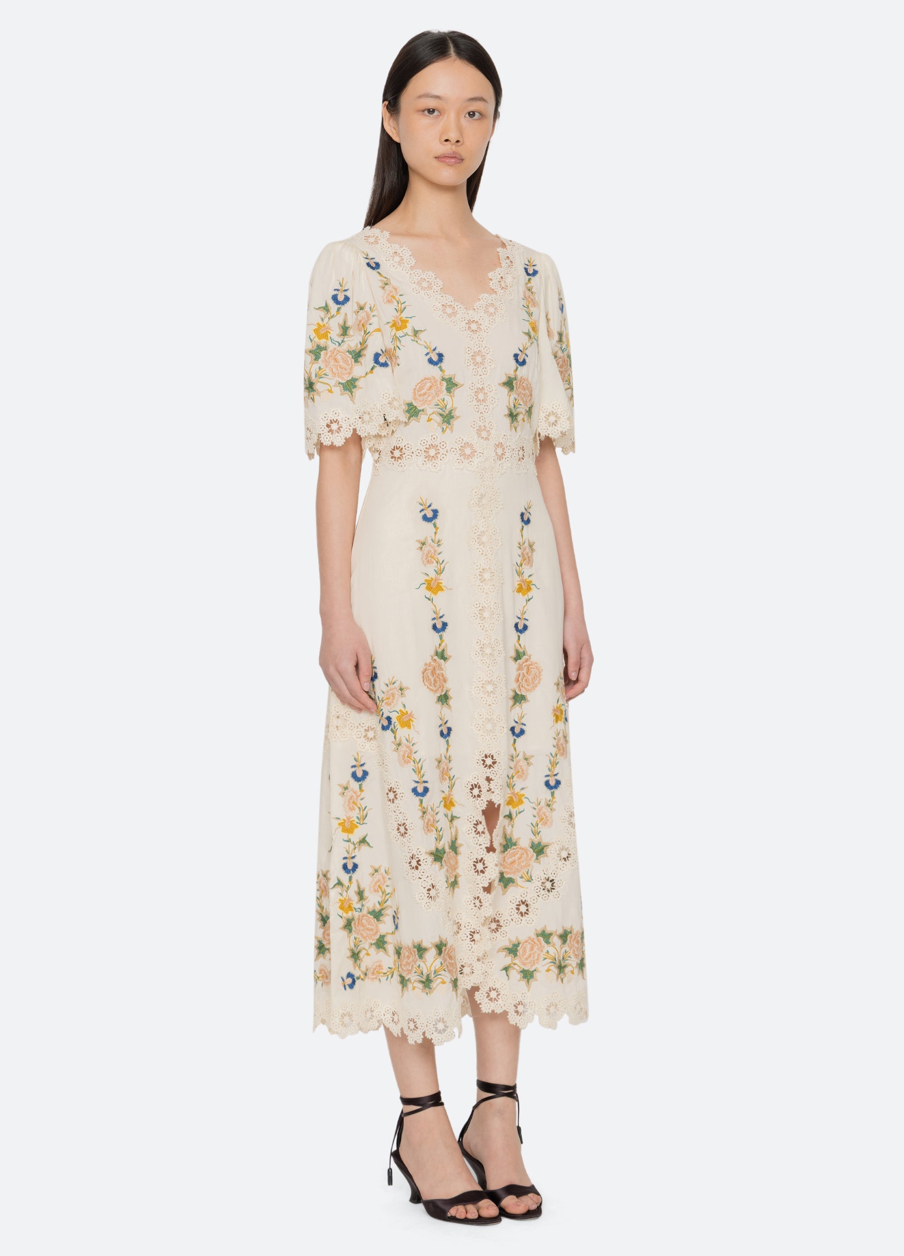 Cream Adonna S/S Dress | Sea New York