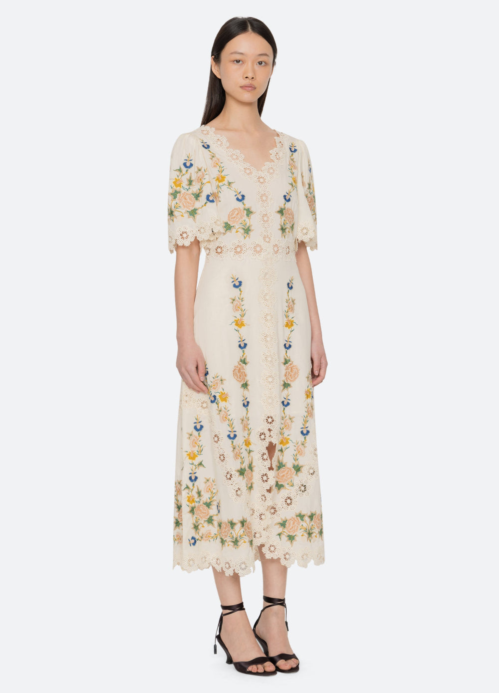 Cream Adonna S/S Dress | Sea New York