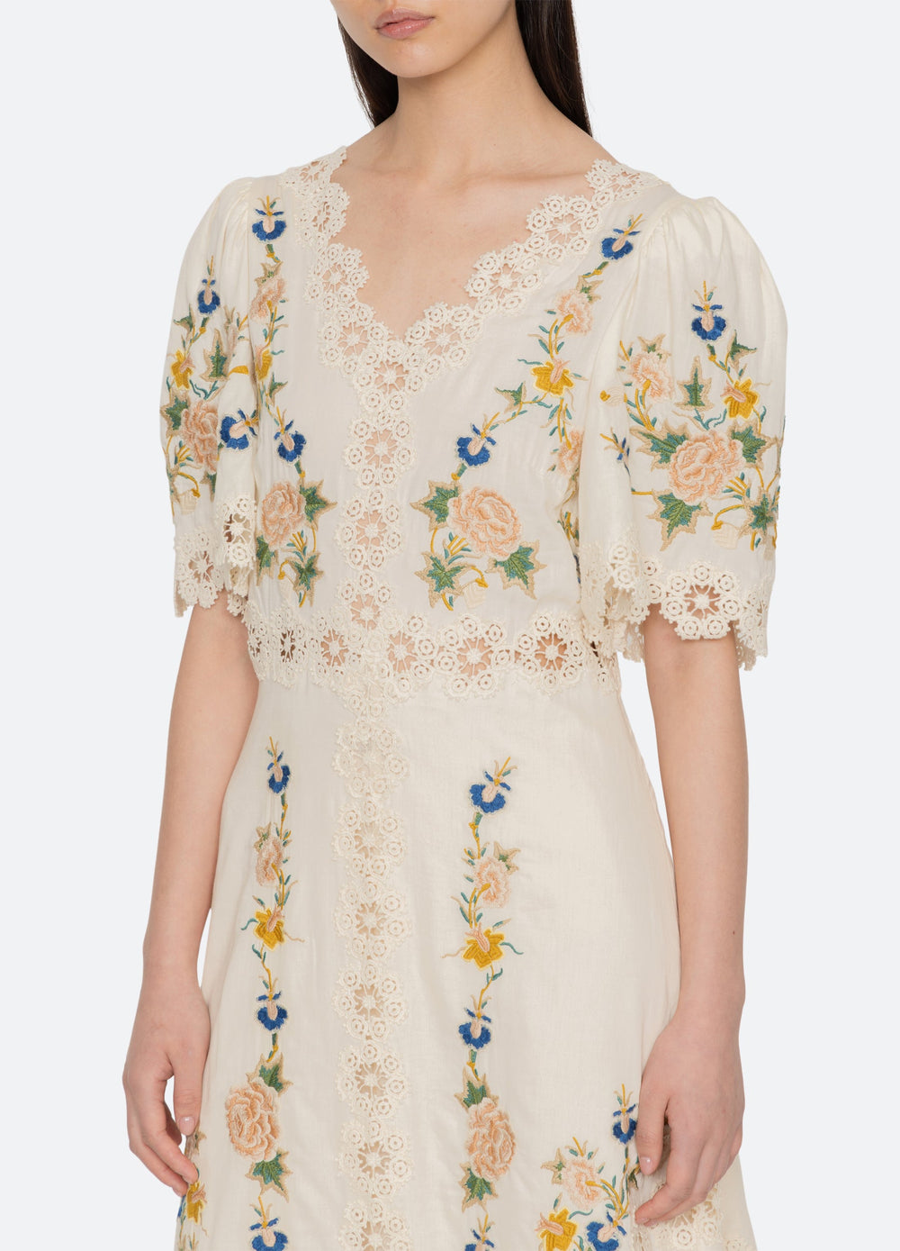 Cream Adonna S/S Dress | Sea New York
