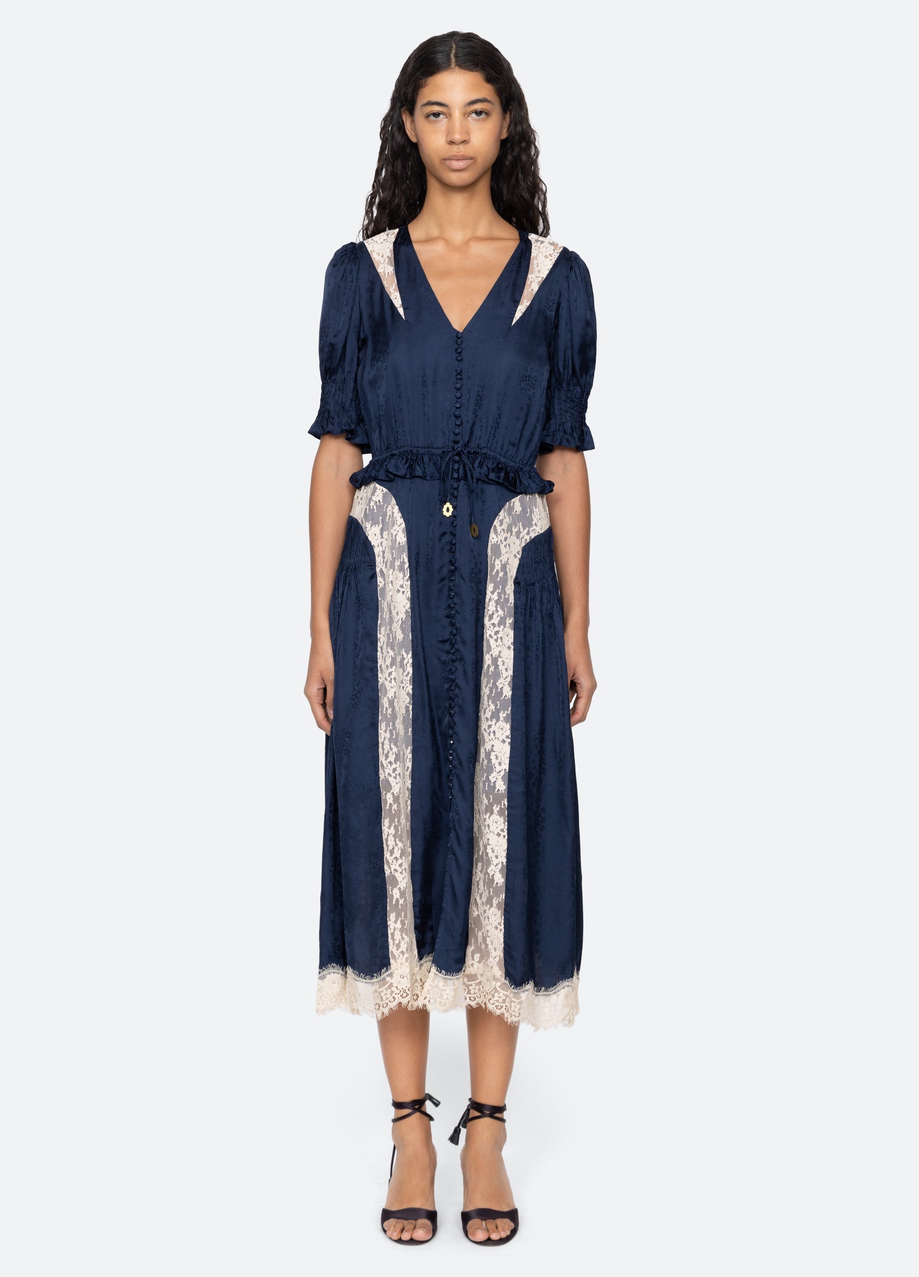 Navy Ethel Midi Dress | Sea New York