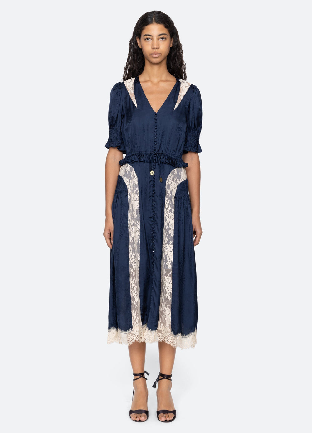 Navy Ethel Midi Dress | Sea New York