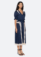 Navy Ethel Midi Dress | Sea New York