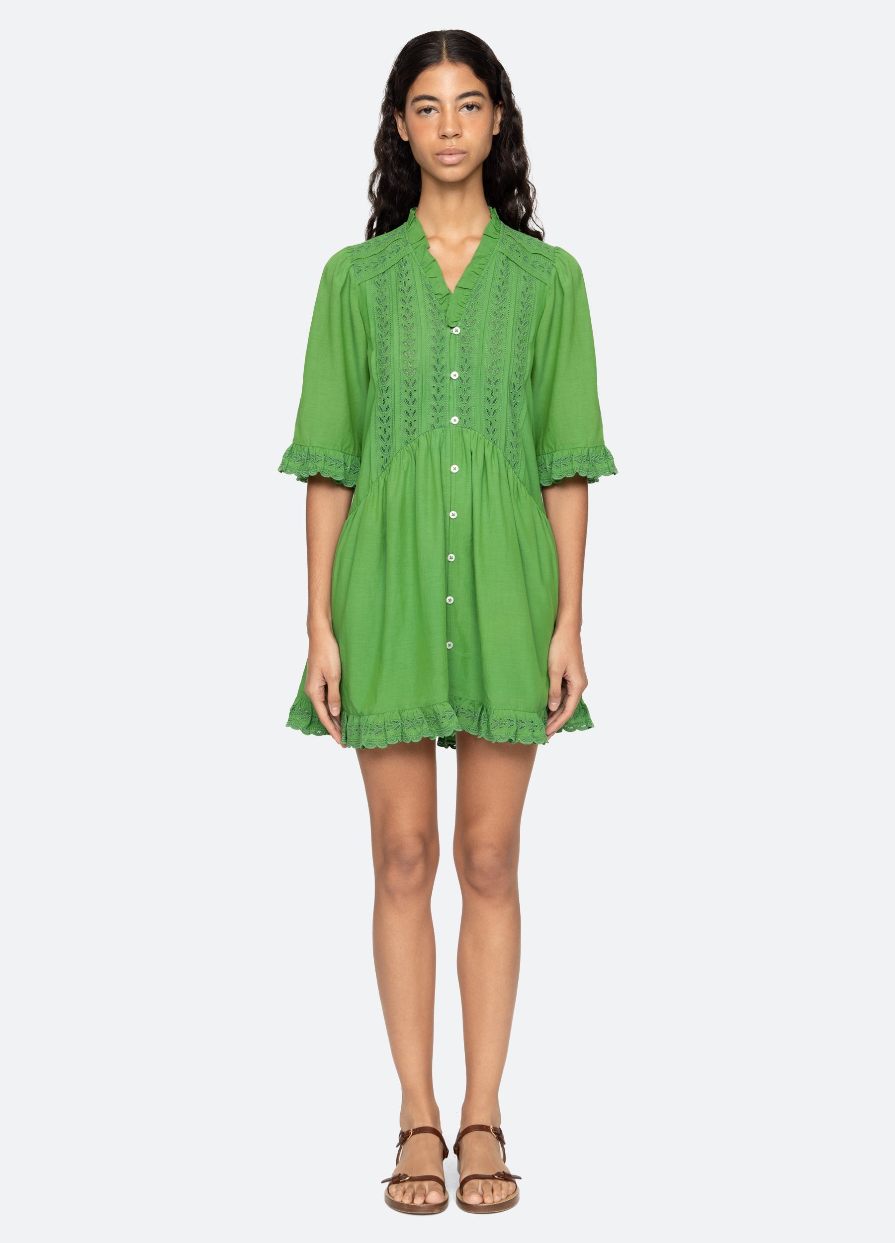 Green Eliza Mini Dress | Sea New York