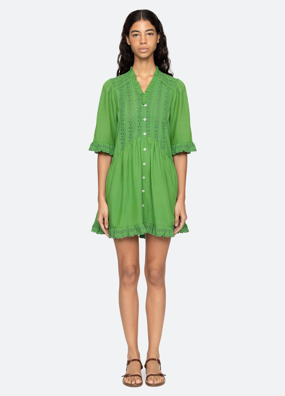 Green Eliza Mini Dress | Sea New York