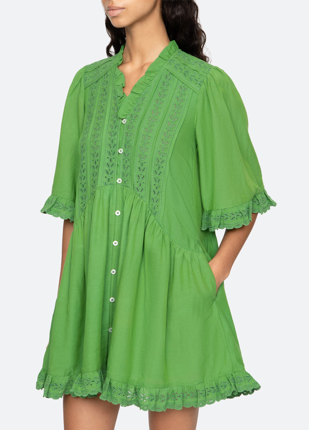 Green Eliza Mini Dress | Sea New York