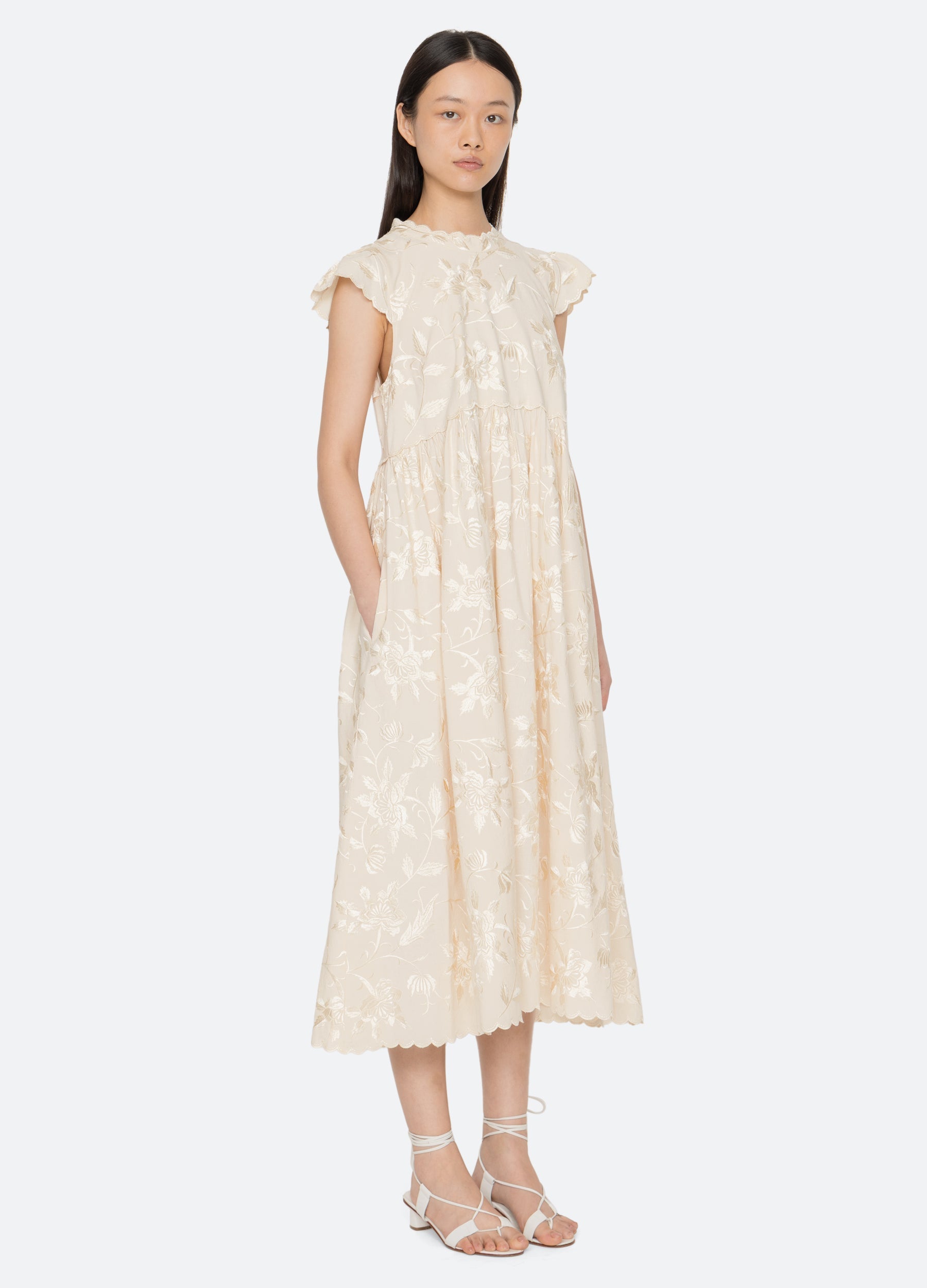Cream Alina Dress | Sea New York