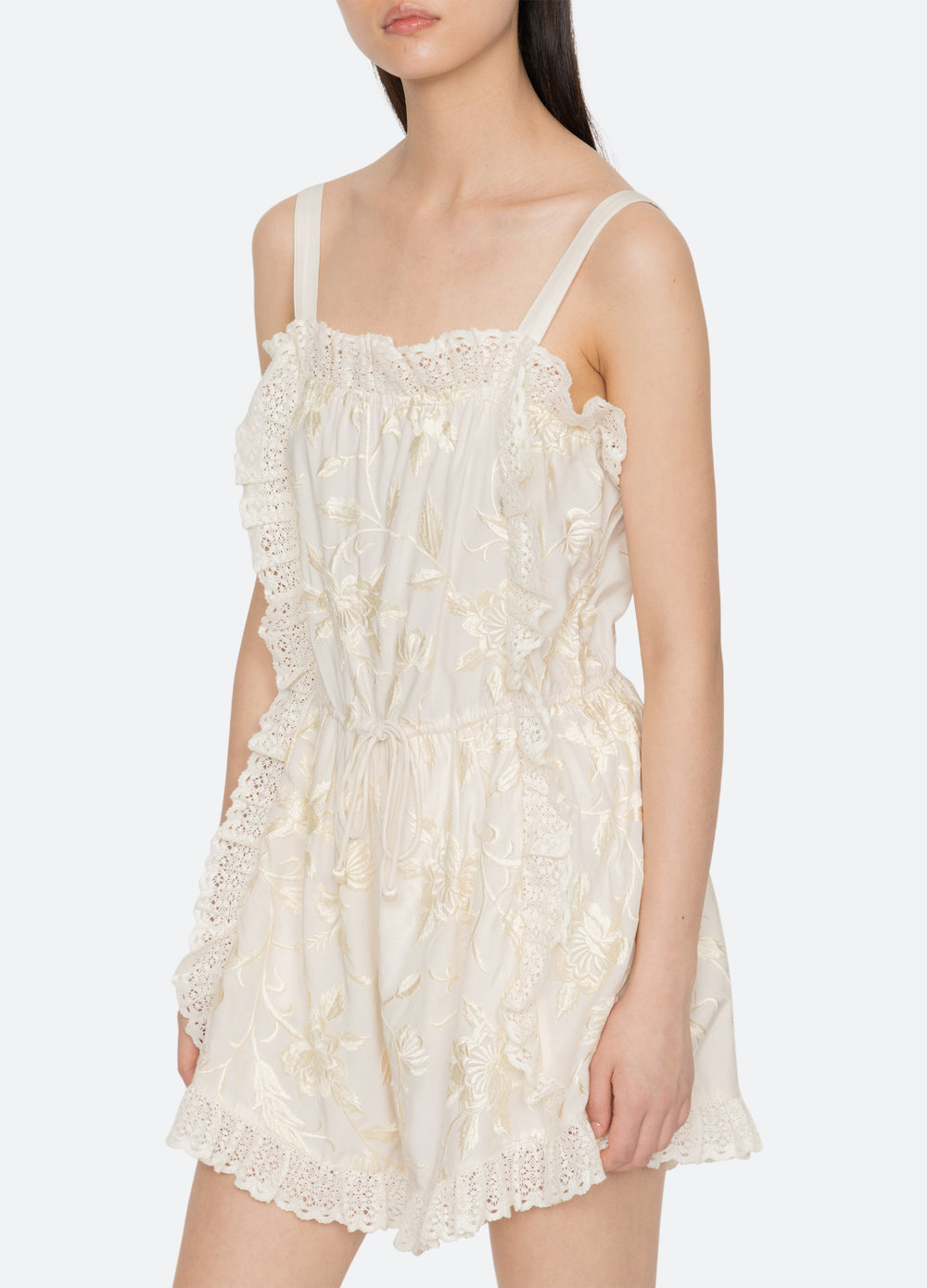 Cream Alina Romper | Sea New York
