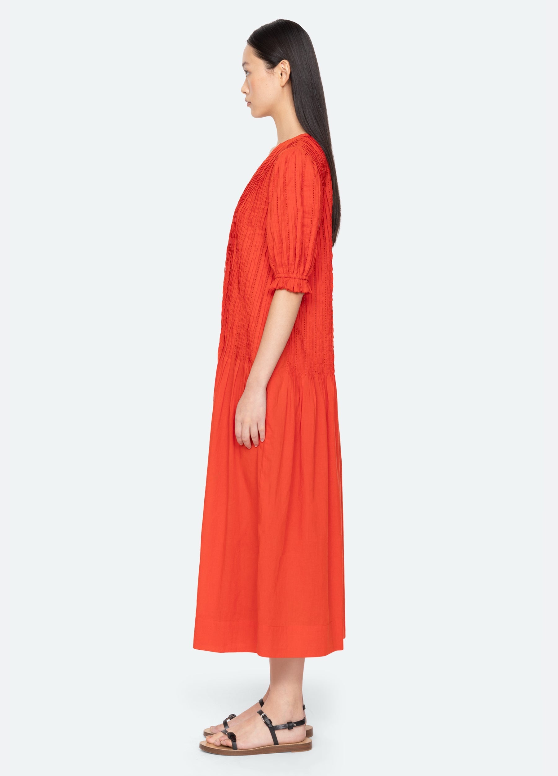 Red Alberte S/S Dress | Sea New York