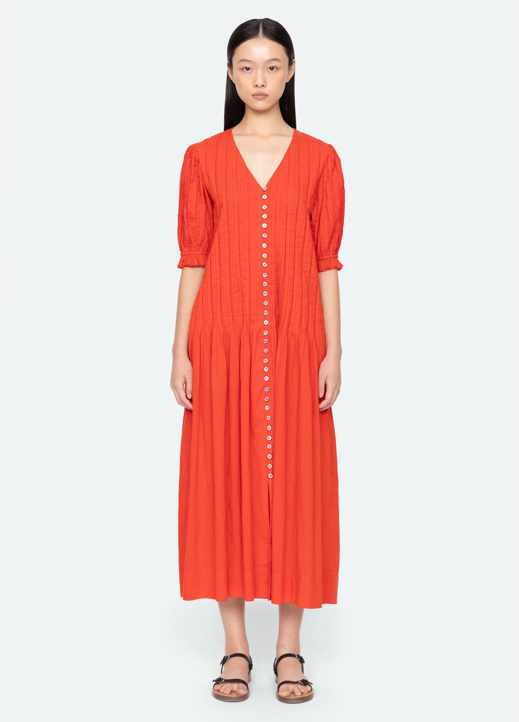 Red Alberte S/S Dress | Sea New York