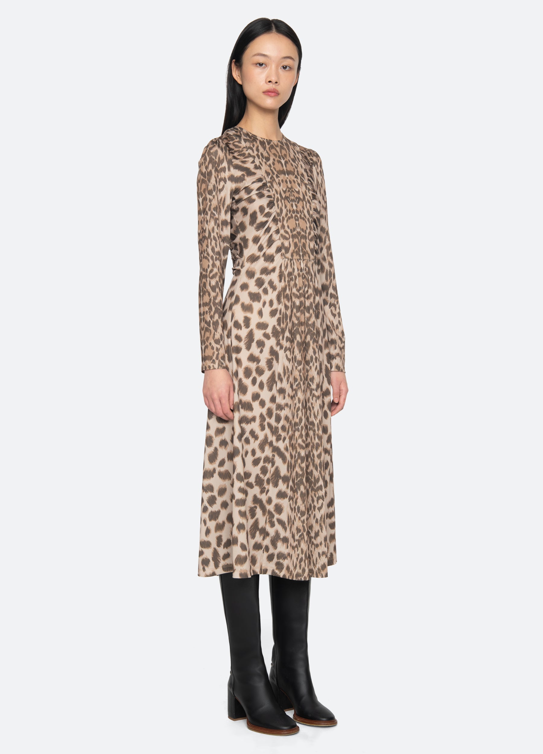 Green Claude L/S Dress | Sea New York