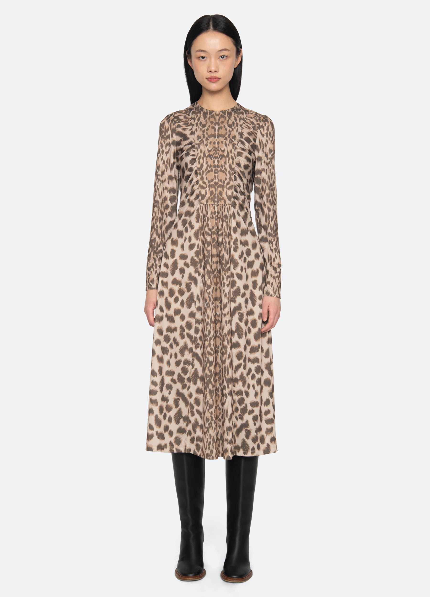 Green Claude L/S Dress | Sea New York