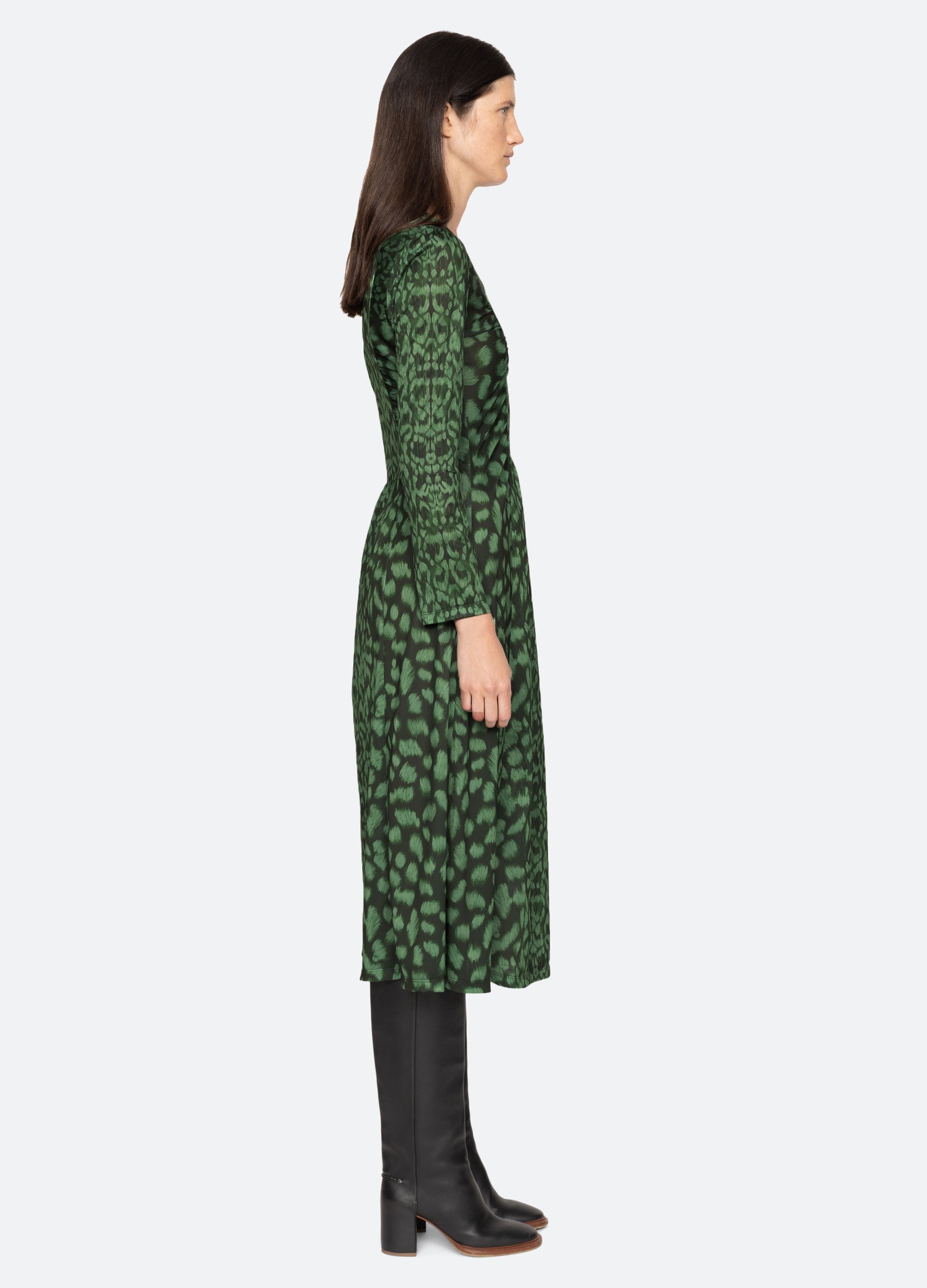 Green Claude L/S Dress | Sea New York