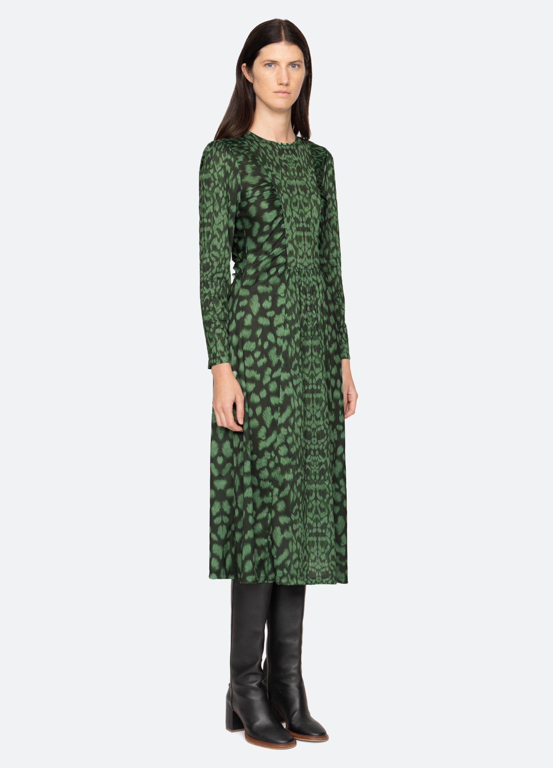 Green Claude L/S Dress | Sea New York