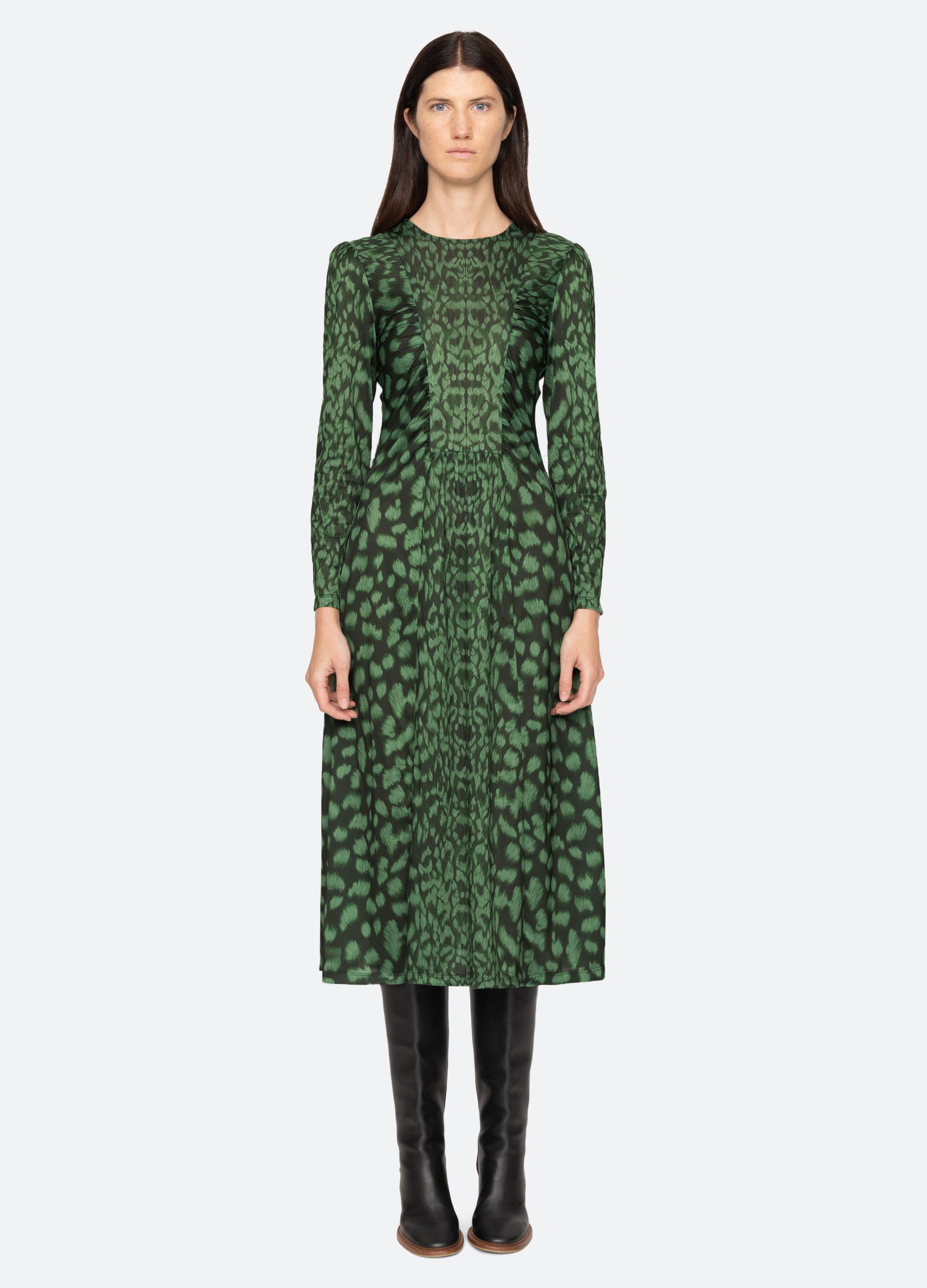 Green Claude L/S Dress | Sea New York