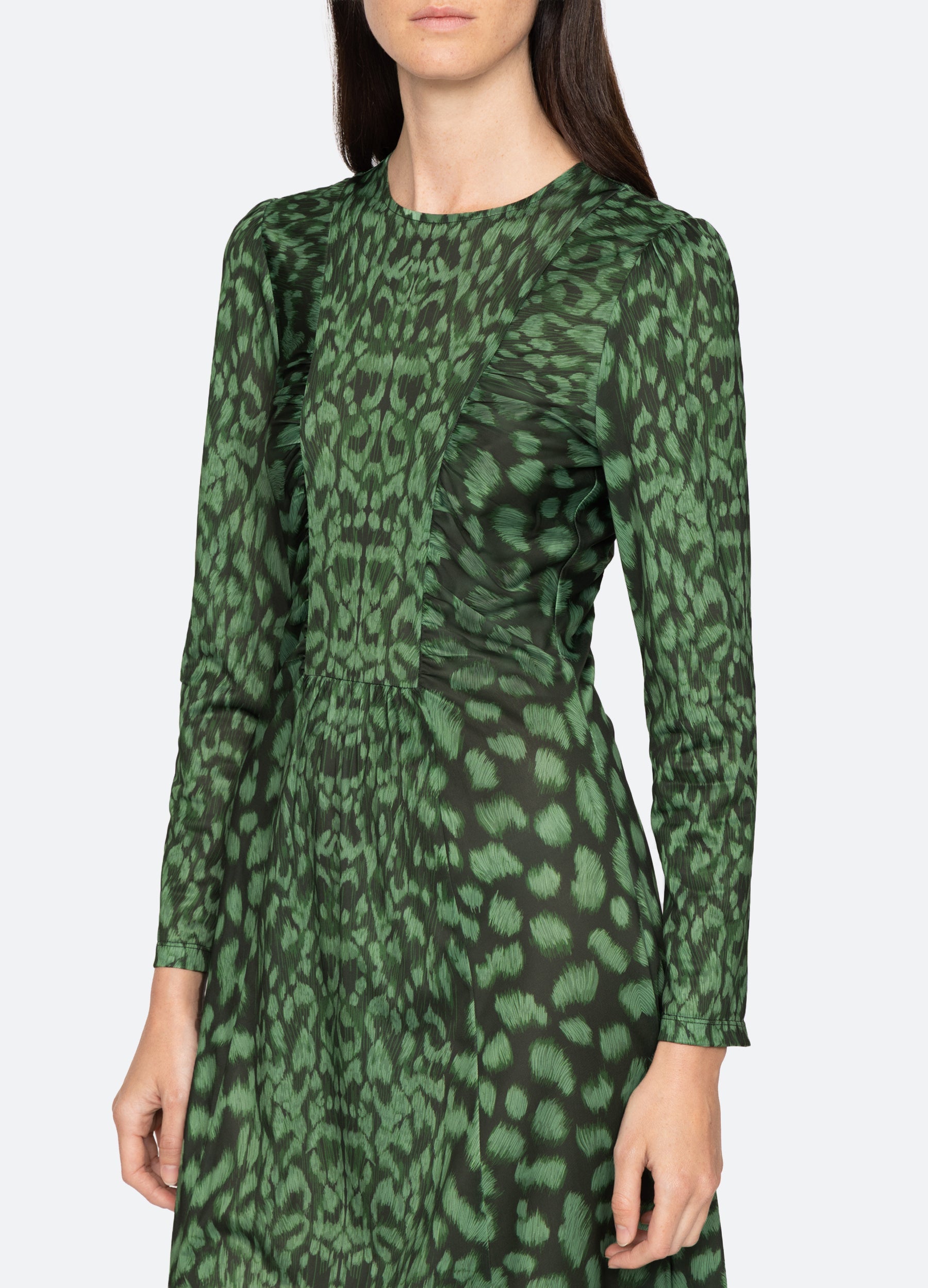 Green Claude L/S Dress | Sea New York