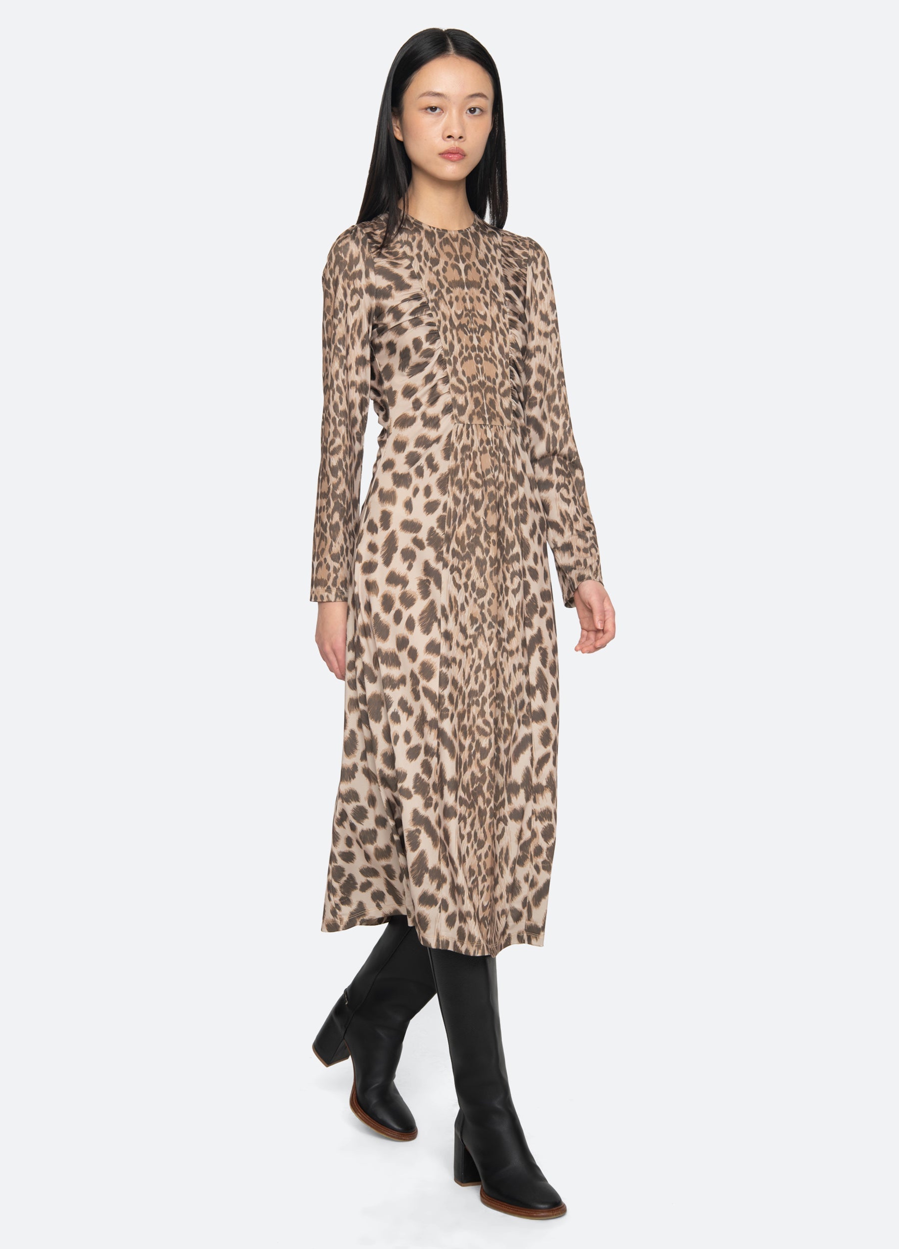 Green Claude L/S Dress | Sea New York
