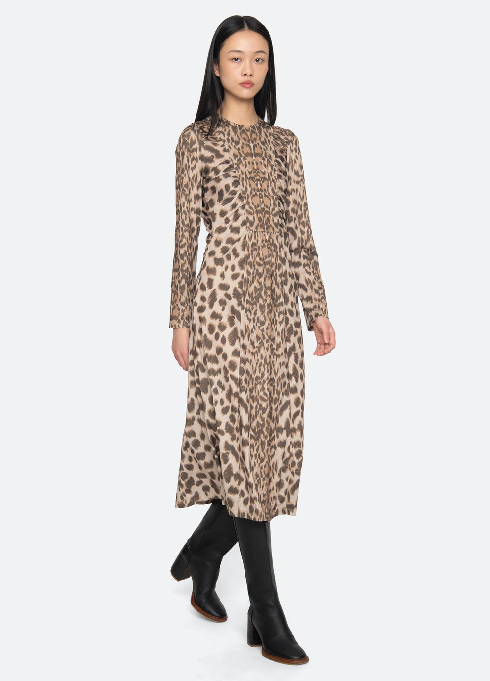 Green Claude L/S Dress | Sea New York