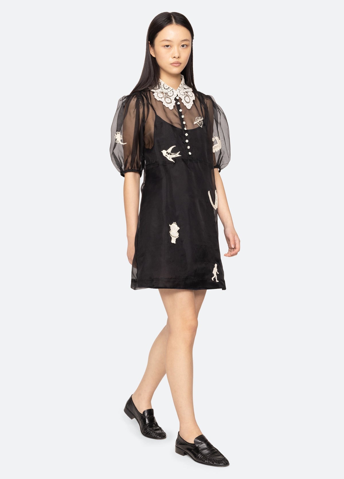 Black Ellison Mini Dress | Sea New York
