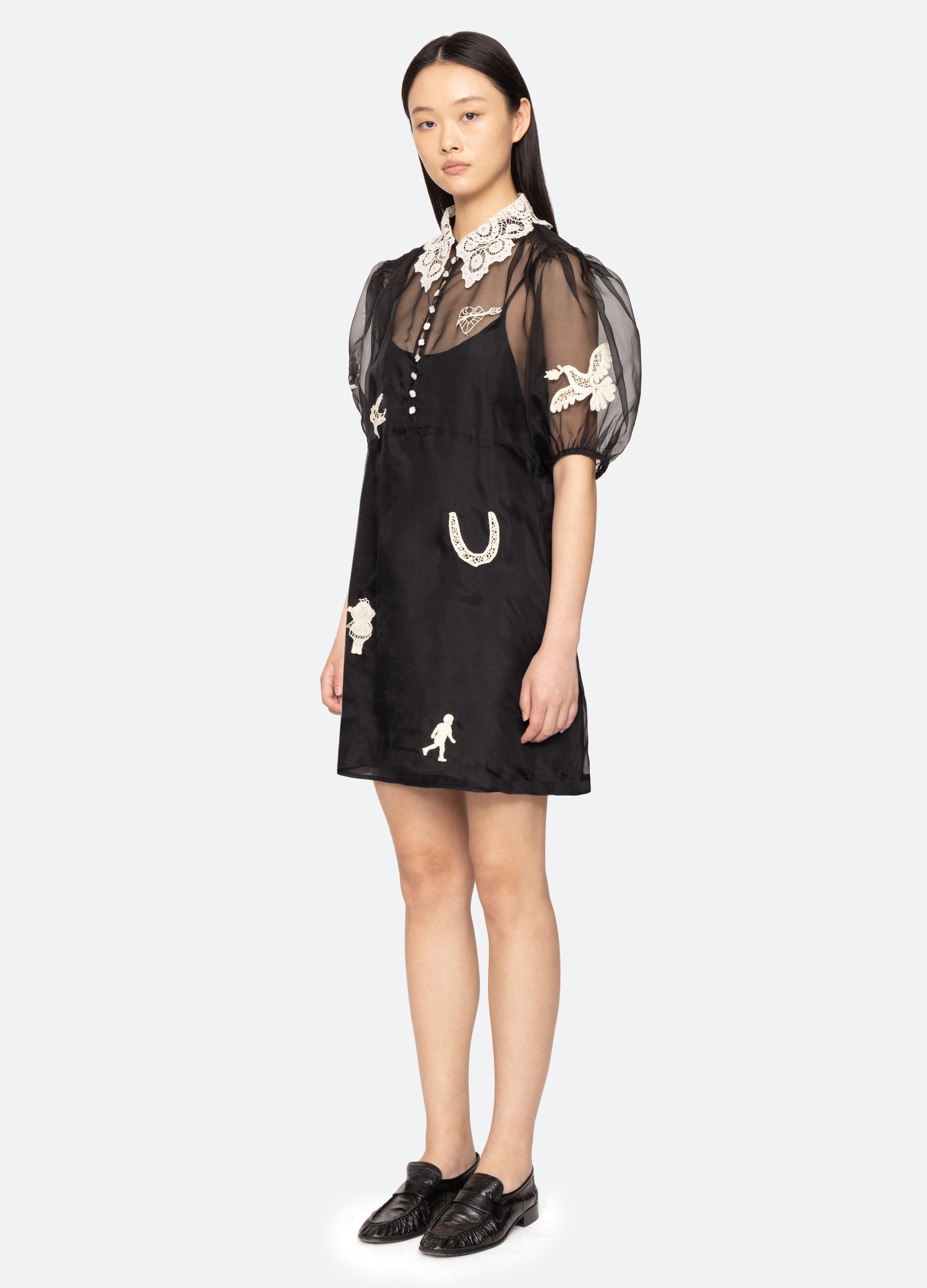 Black Ellison Mini Dress | Sea New York