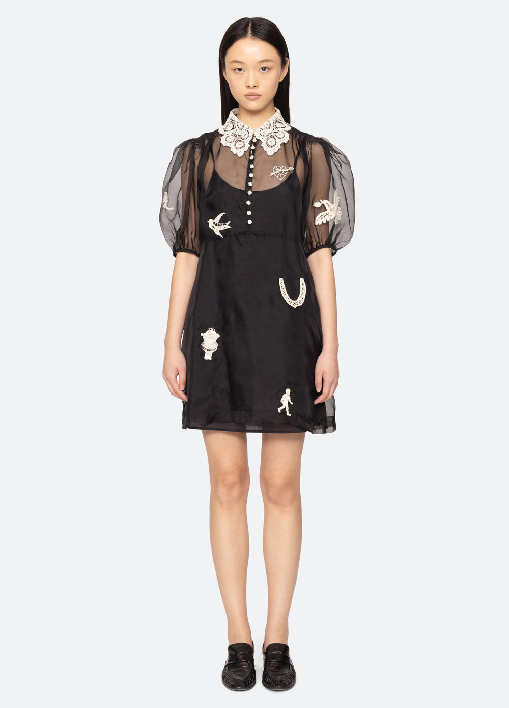 Black Ellison Mini Dress | Sea New York