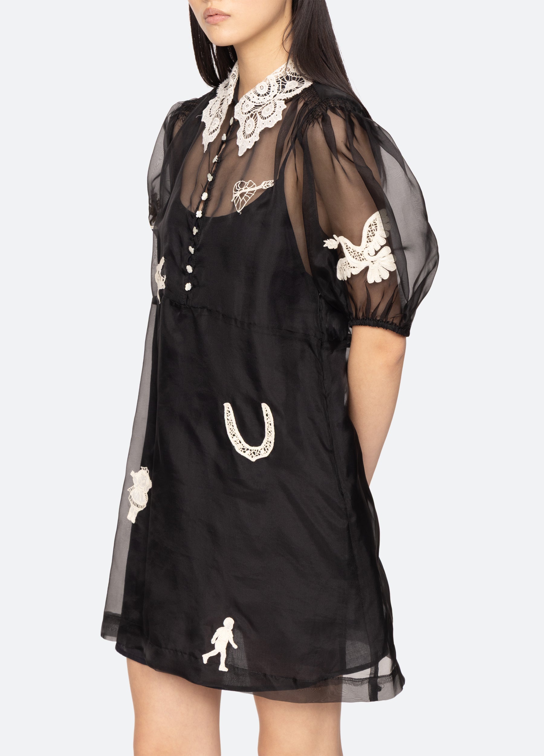 Black Ellison Mini Dress | Sea New York