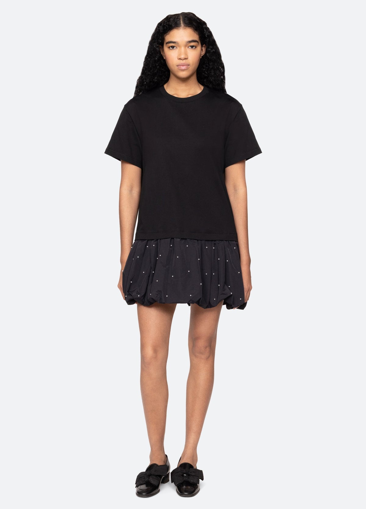 Black Alberta Combo Dress | Sea New York