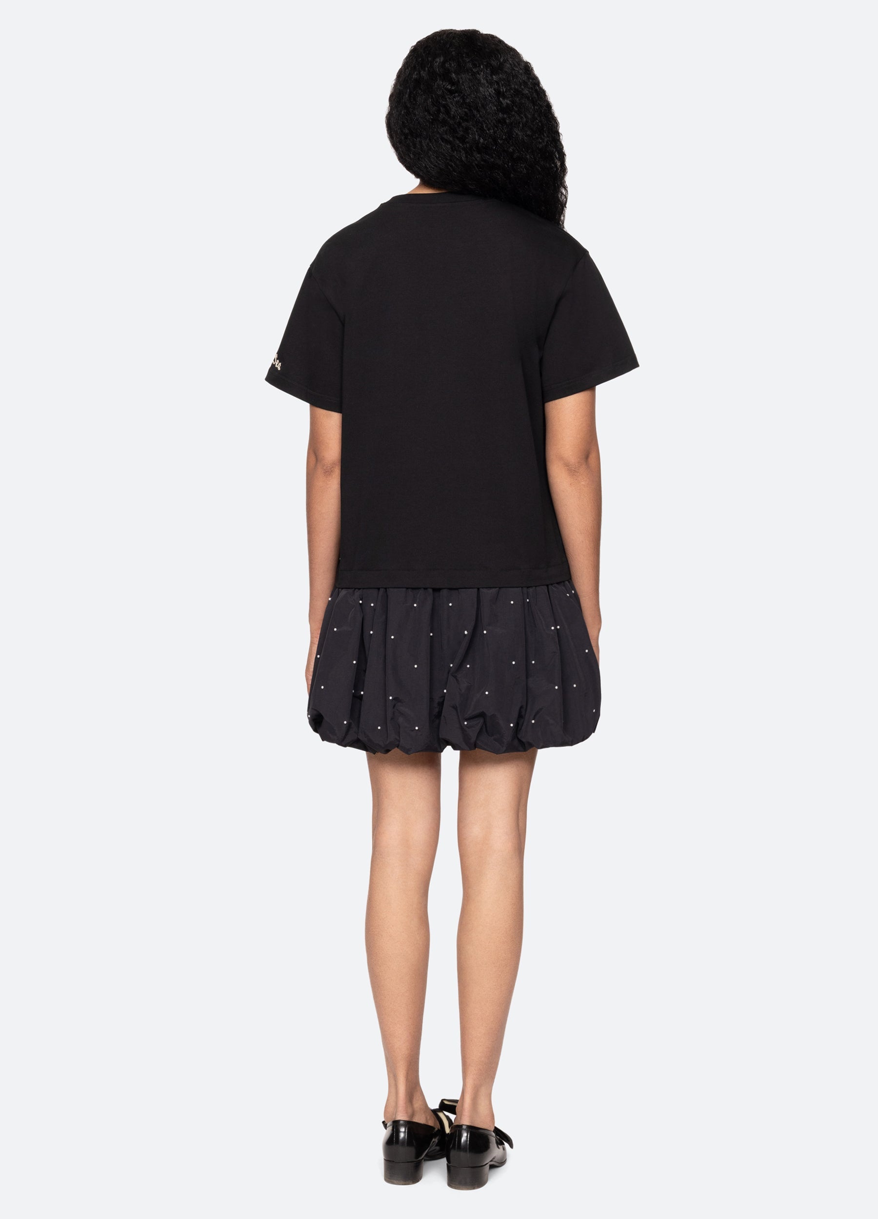 Black Alberta Combo Dress | Sea New York