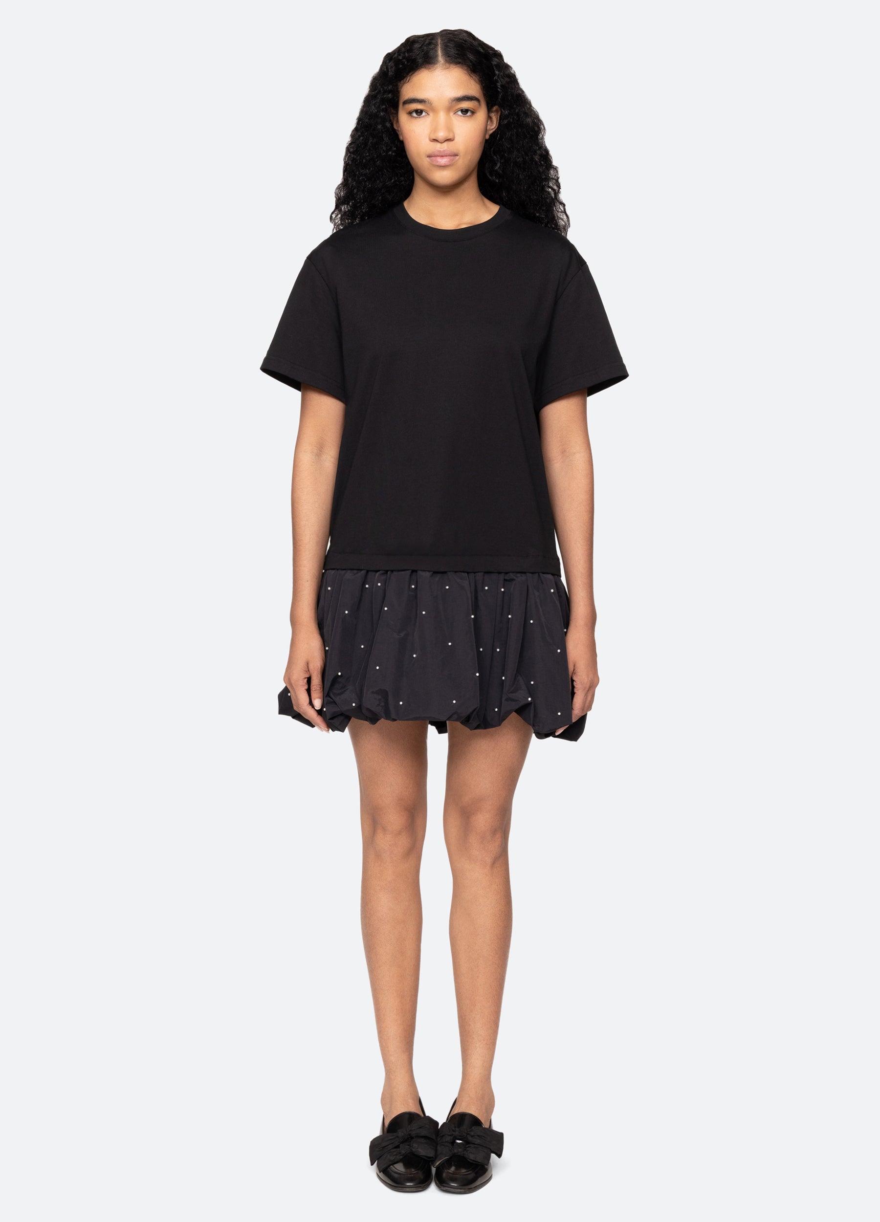 Black Alberta Combo Dress | Sea New York