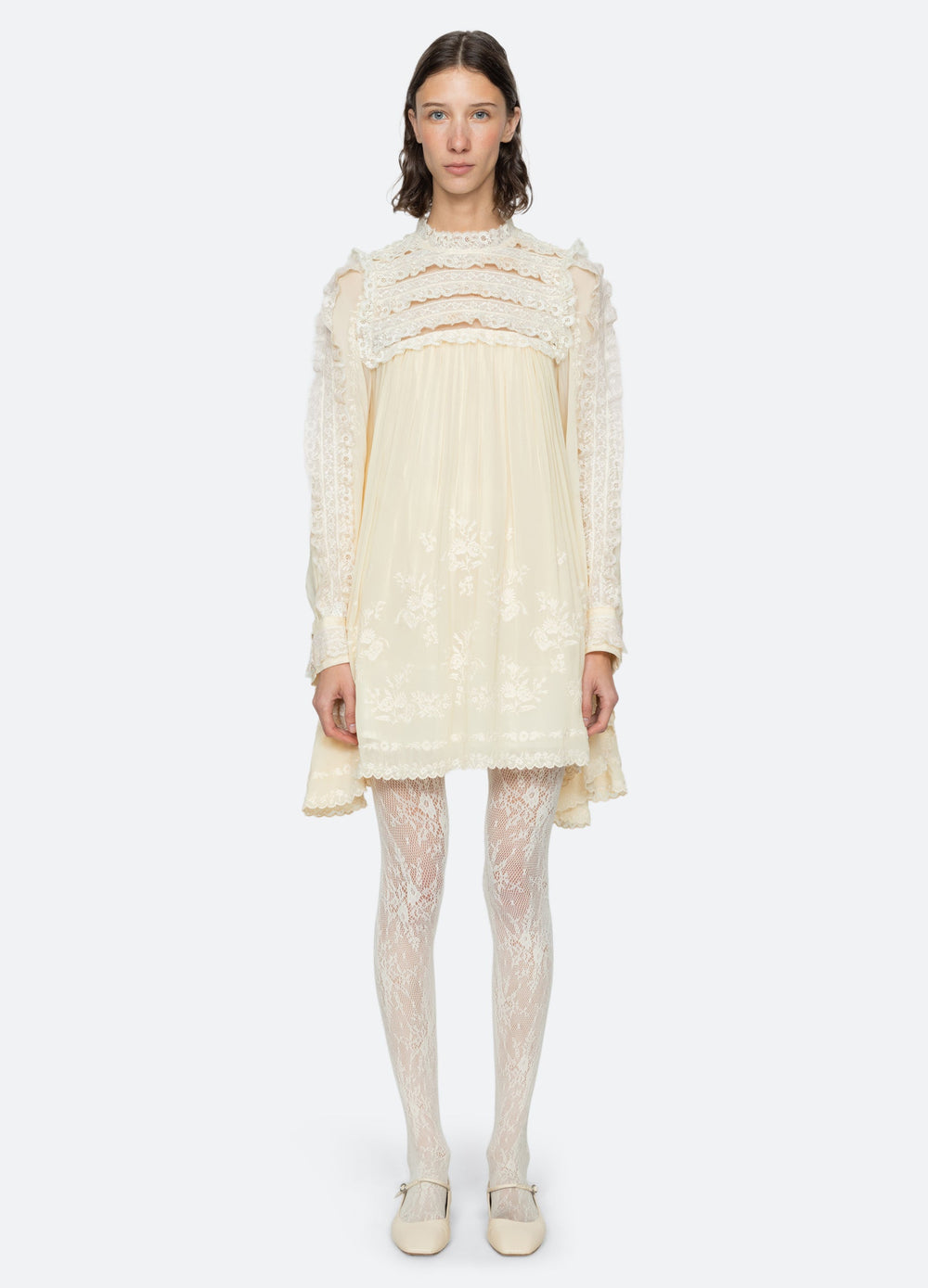 Cream Ayda Dress | Sea New York