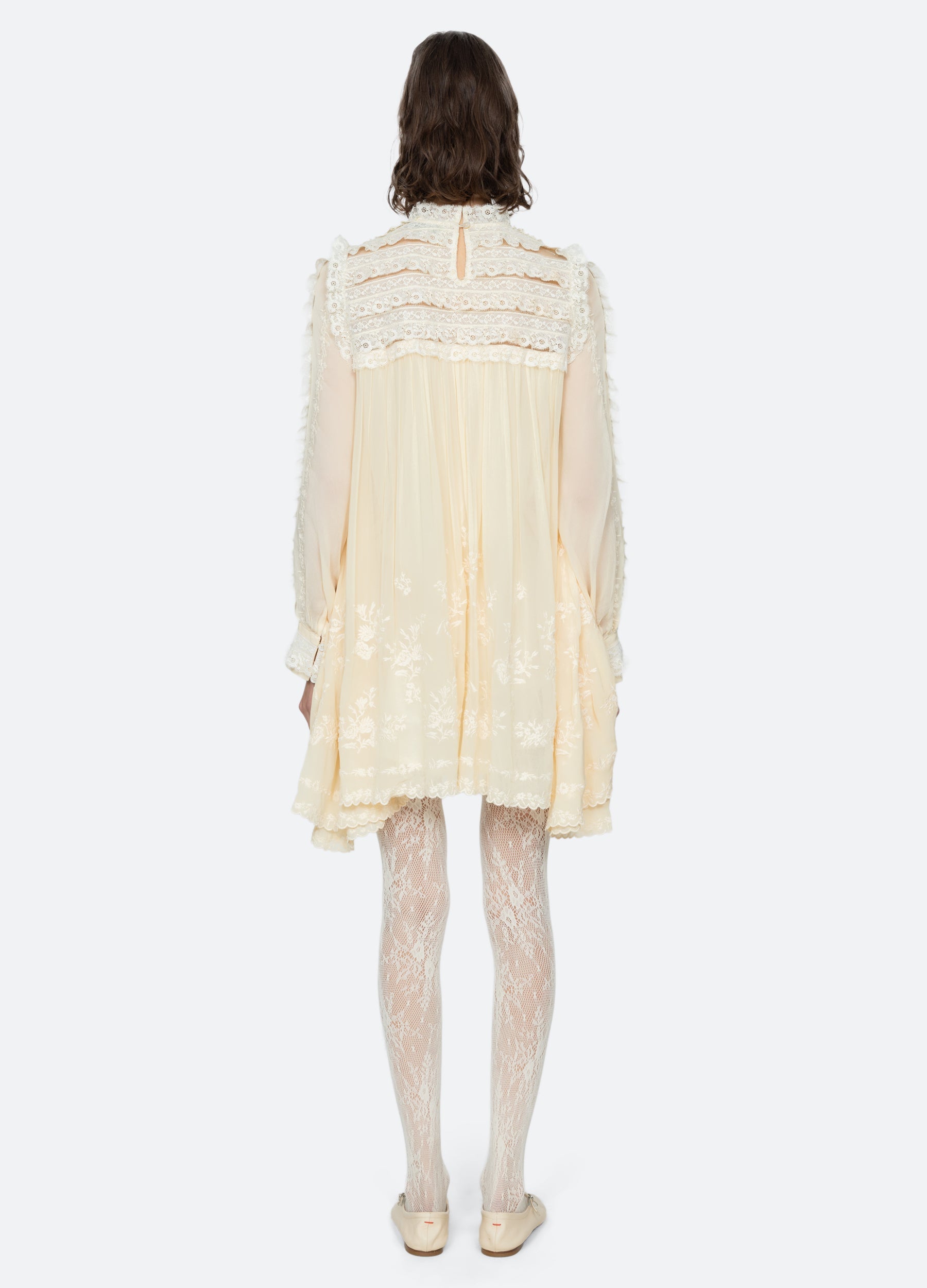 Cream Ayda Dress | Sea New York