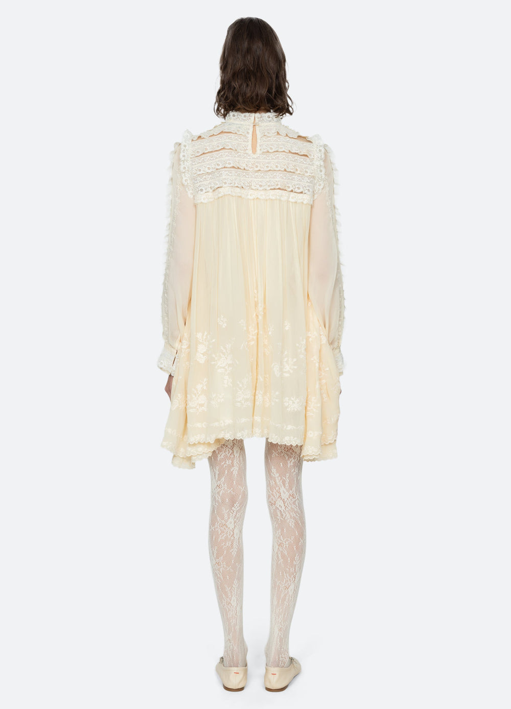 Cream Ayda Dress | Sea New York
