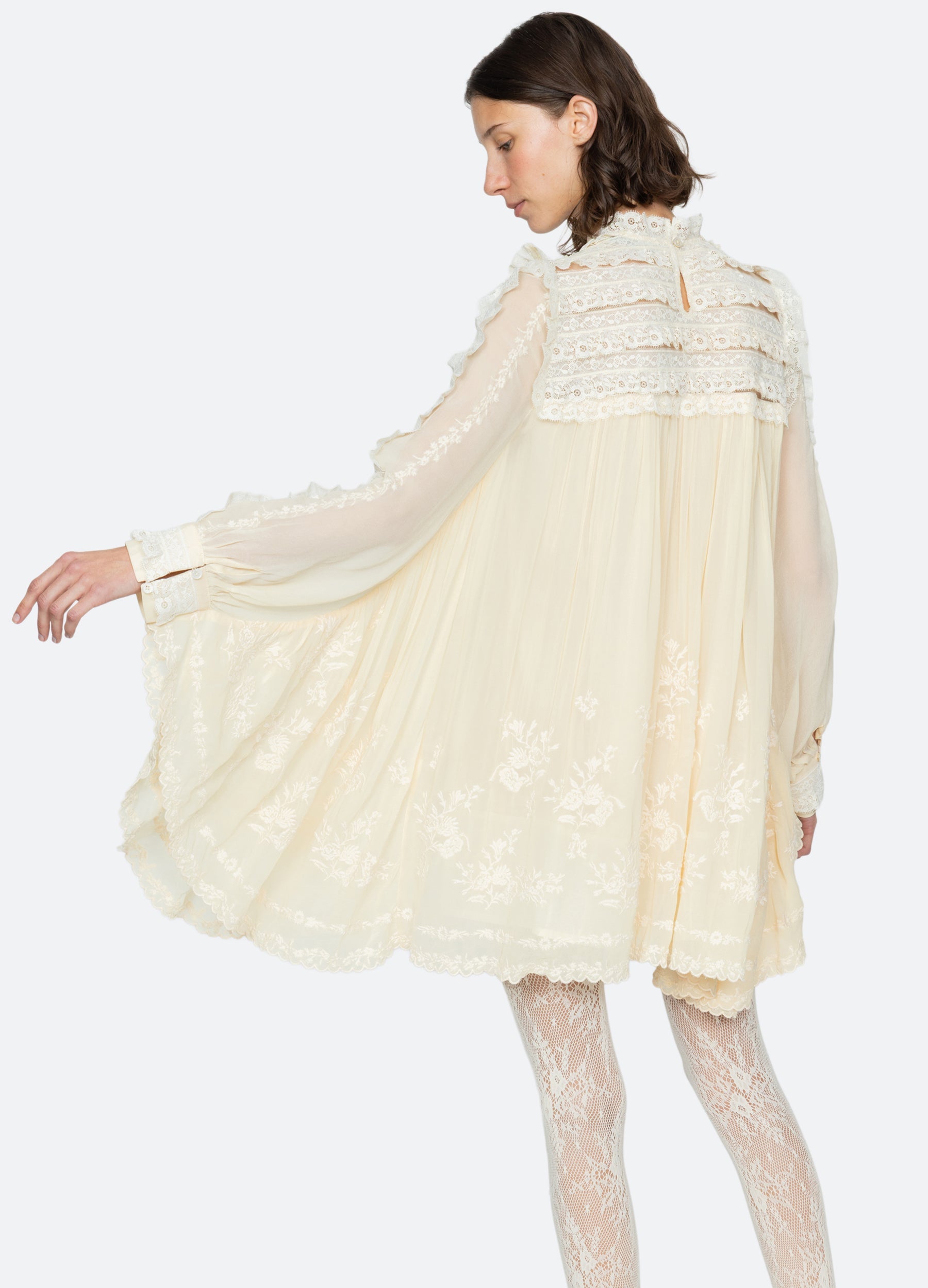 Cream Ayda Dress | Sea New York