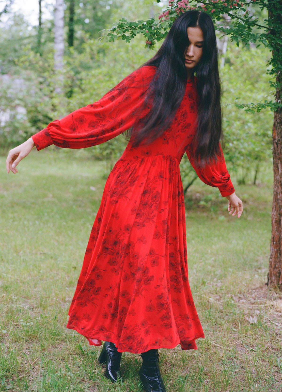 Red Cornelia L/S Dress | Sea New York