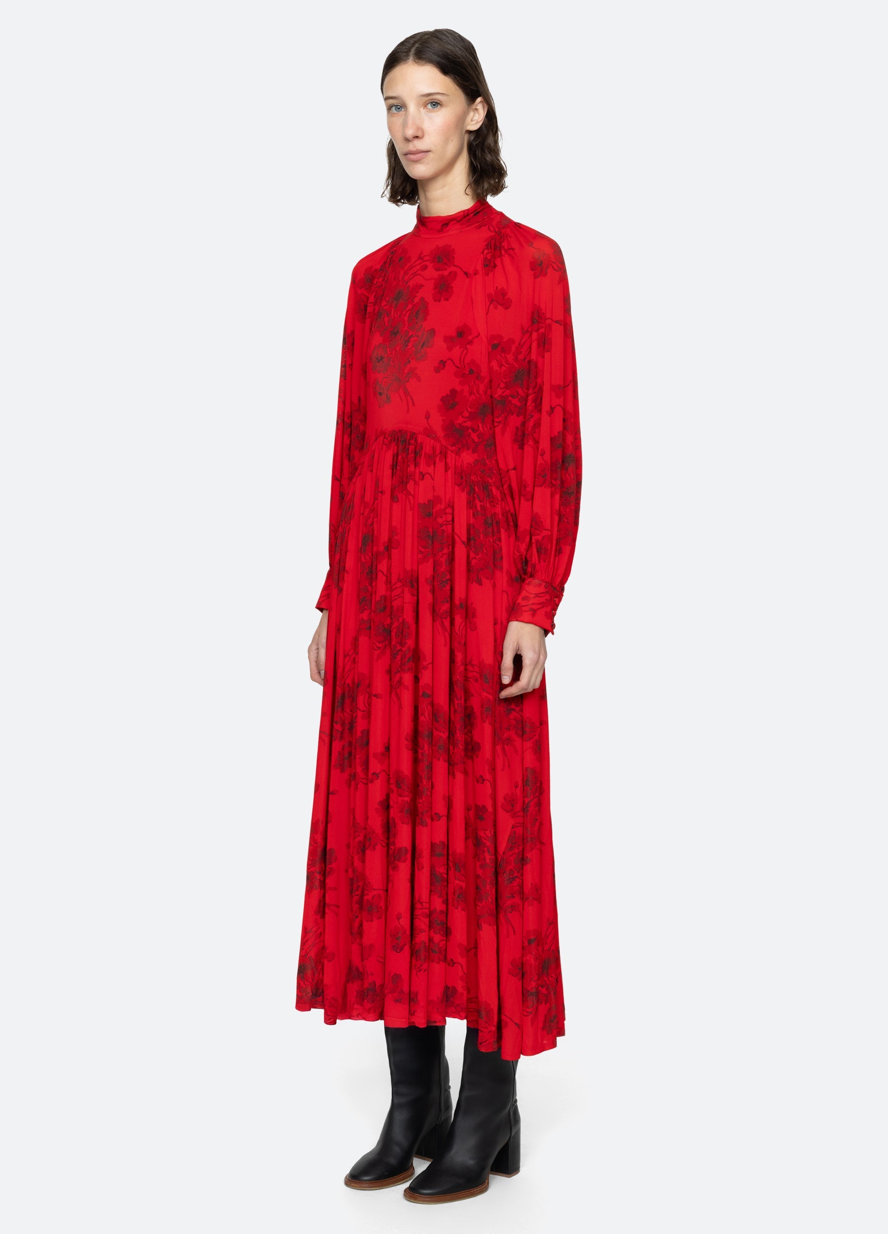Red Cornelia L/S Dress | Sea New York