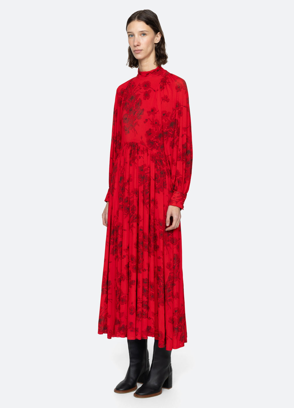 Red Cornelia L/S Dress | Sea New York