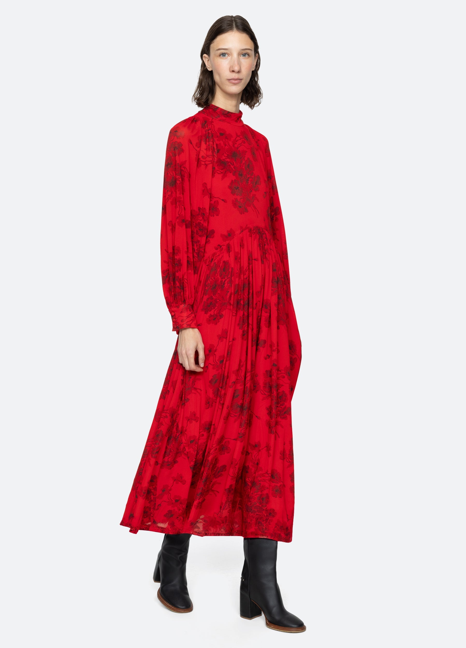 Red Cornelia L/S Dress | Sea New York