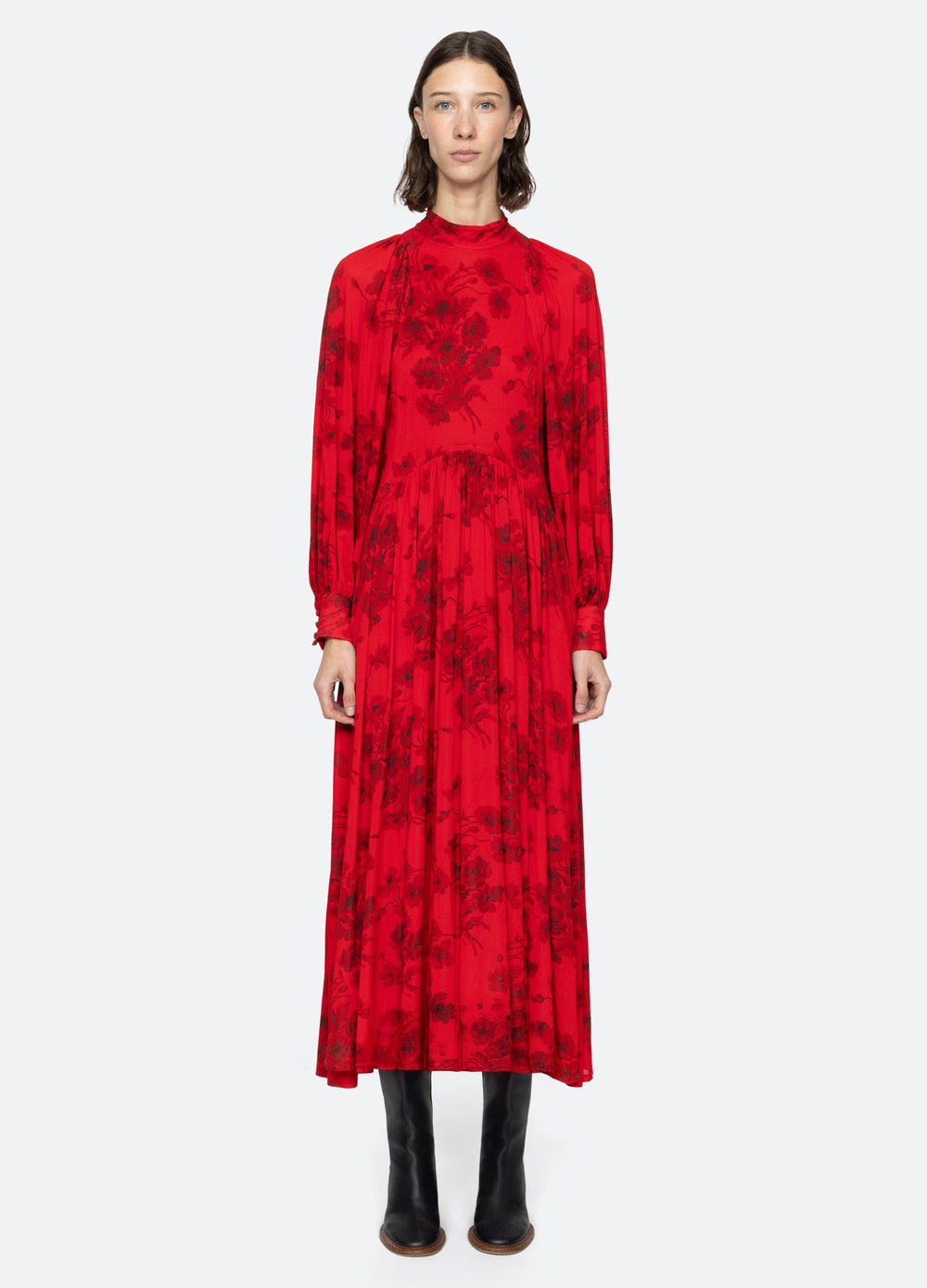 Red Cornelia L/S Dress | Sea New York