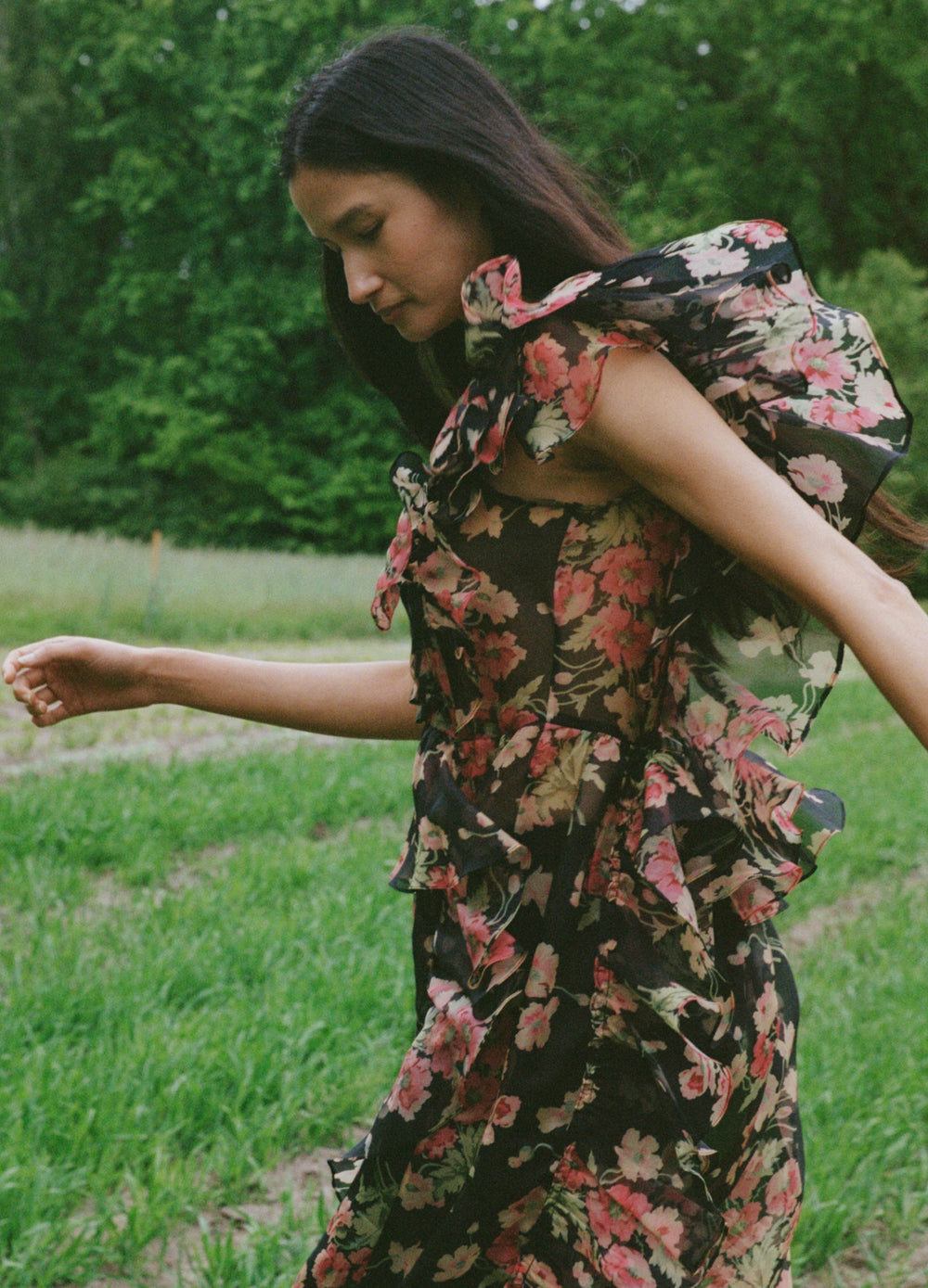Black Cornelia Midi Dress | Sea New York