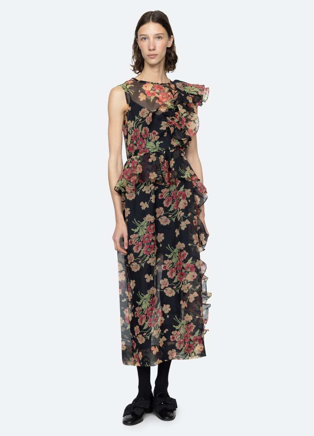 Black Cornelia Midi Dress | Sea New York