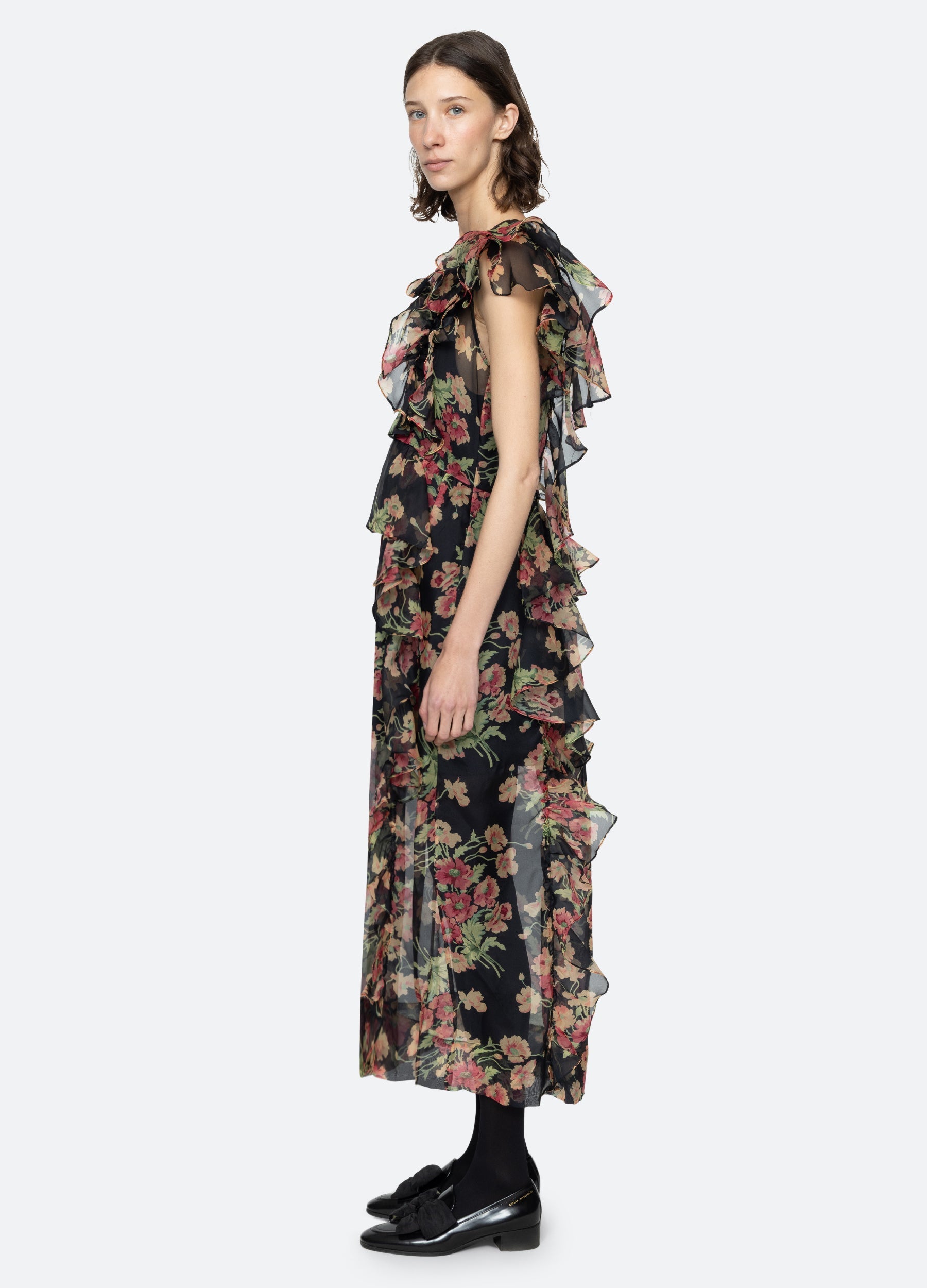 Black Cornelia Midi Dress | Sea New York