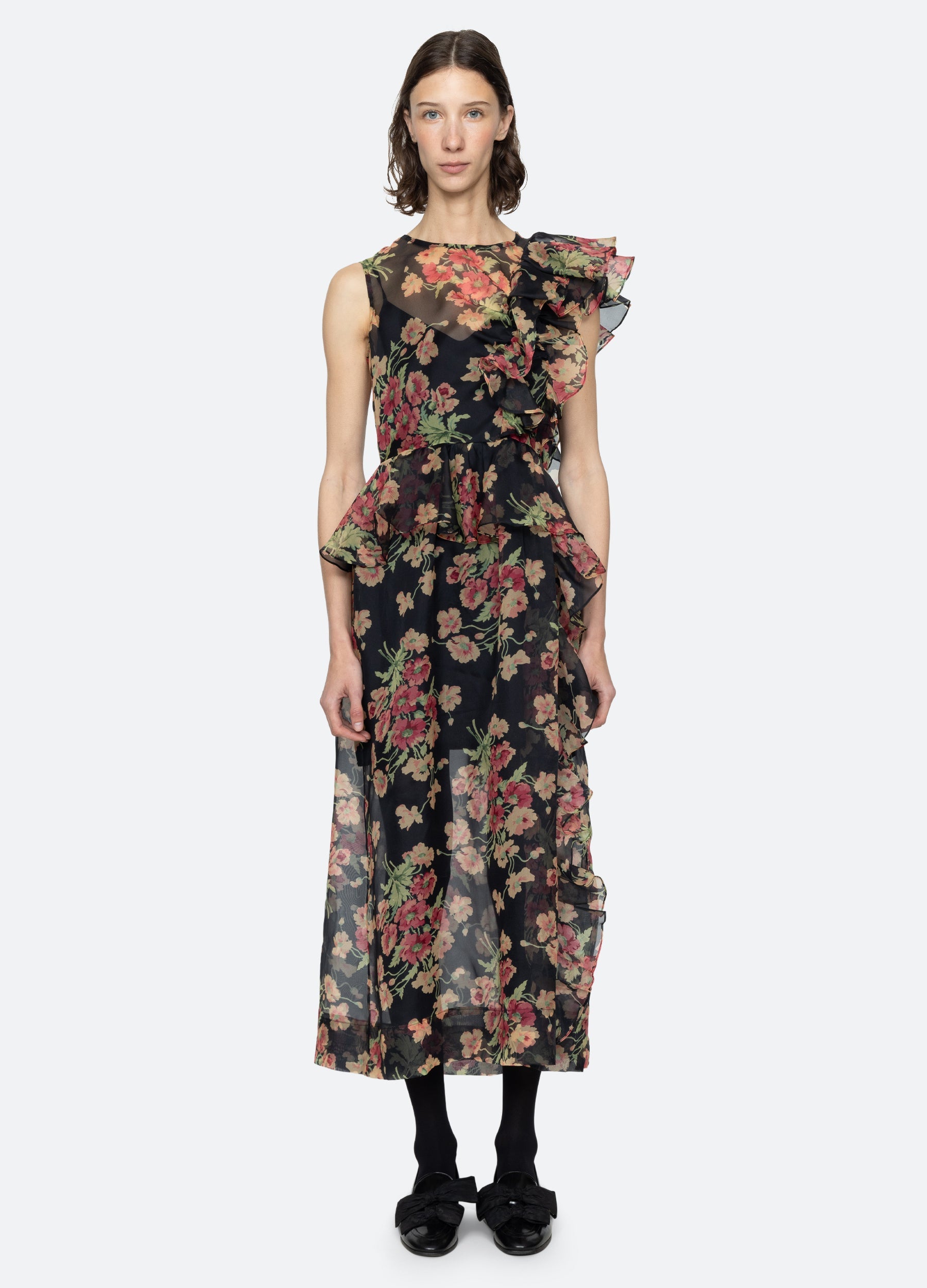 Black Cornelia Midi Dress | Sea New York