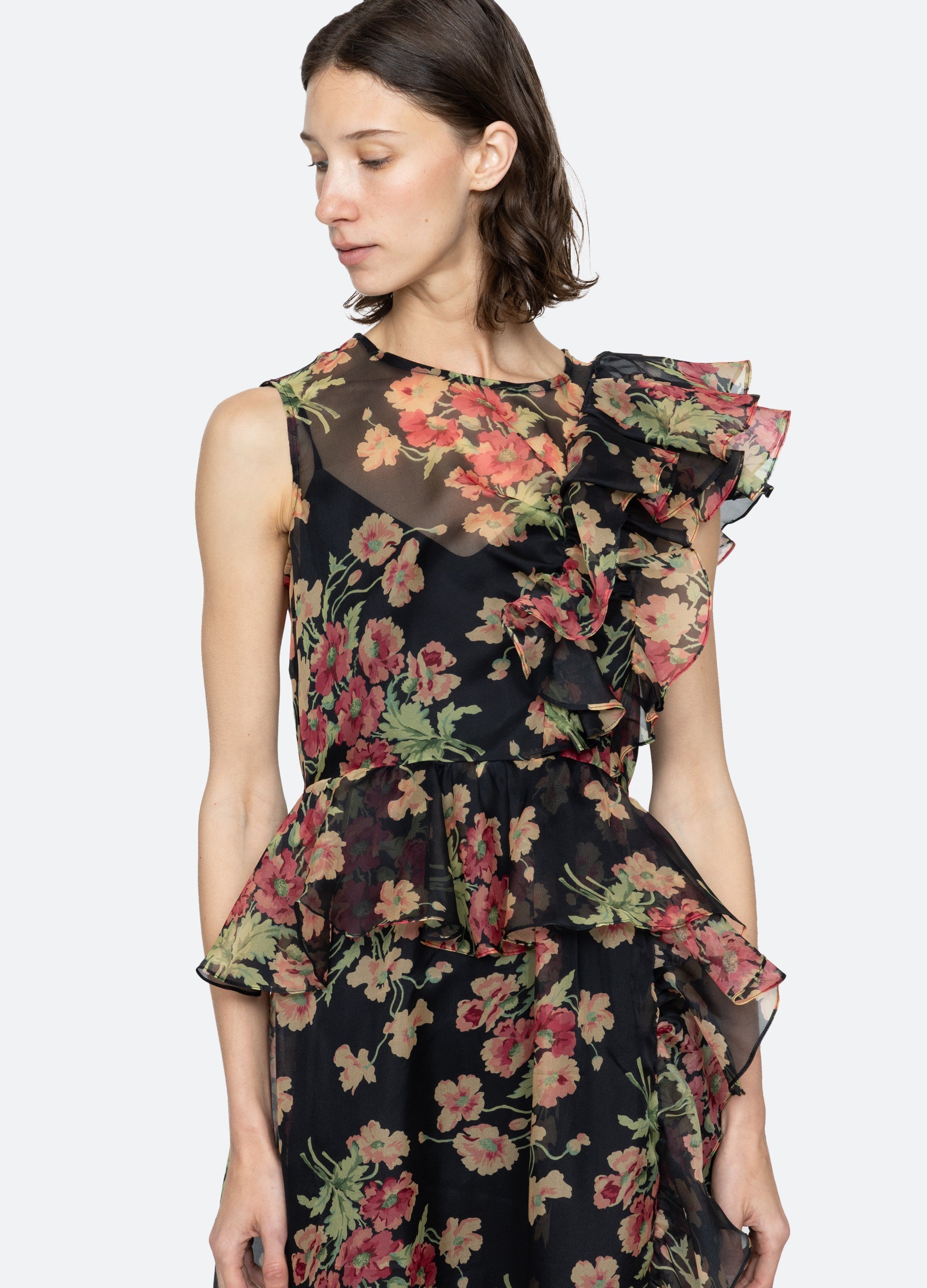 Black Cornelia Midi Dress | Sea New York