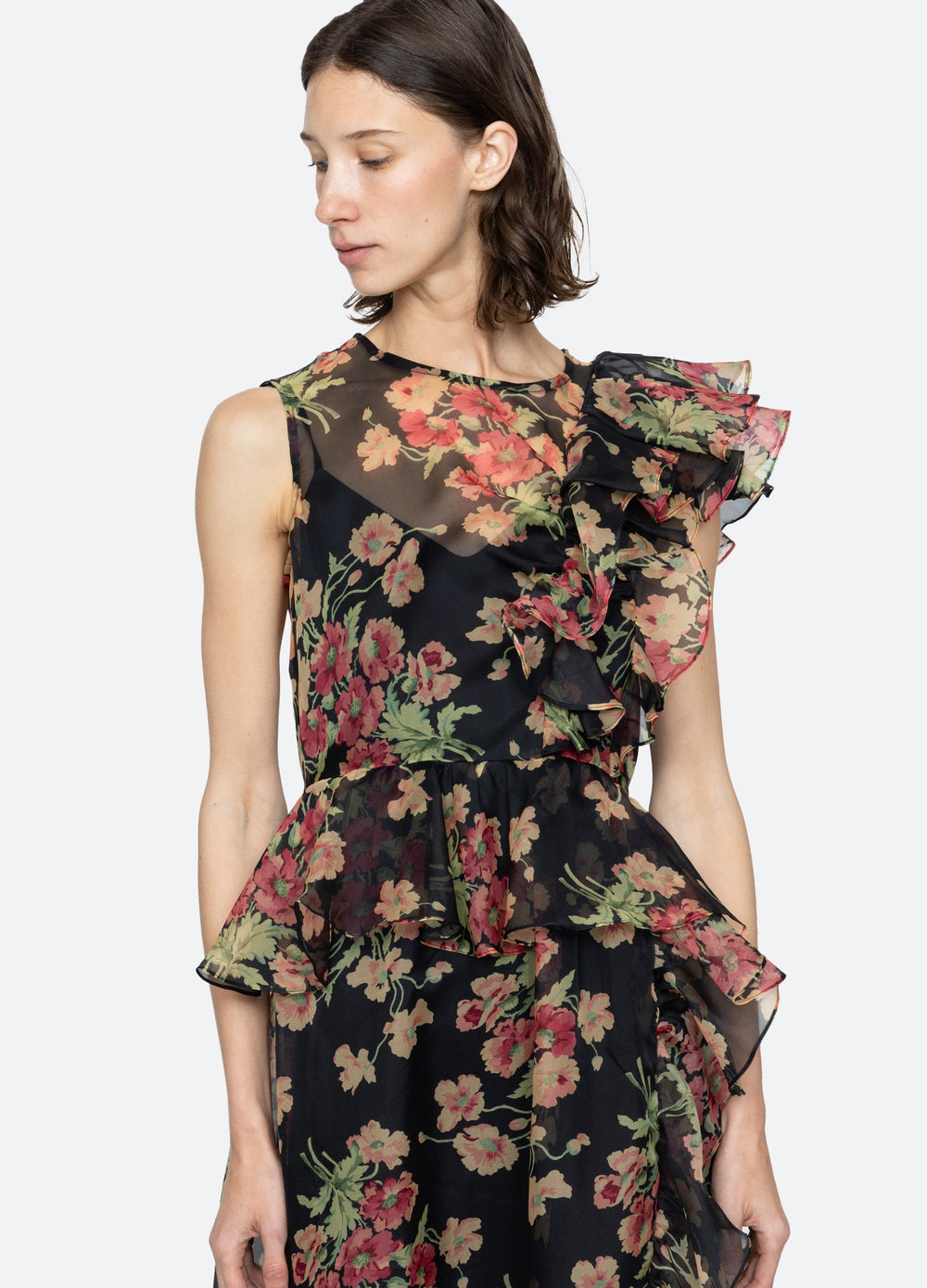 Black Cornelia Midi Dress | Sea New York