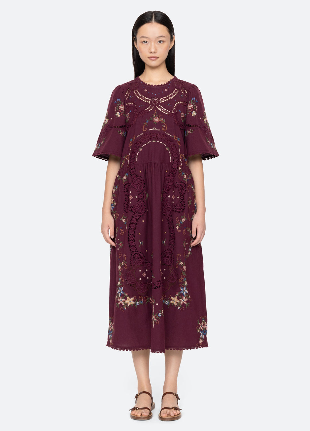 Navy Edwina S/S Dress | Sea New York